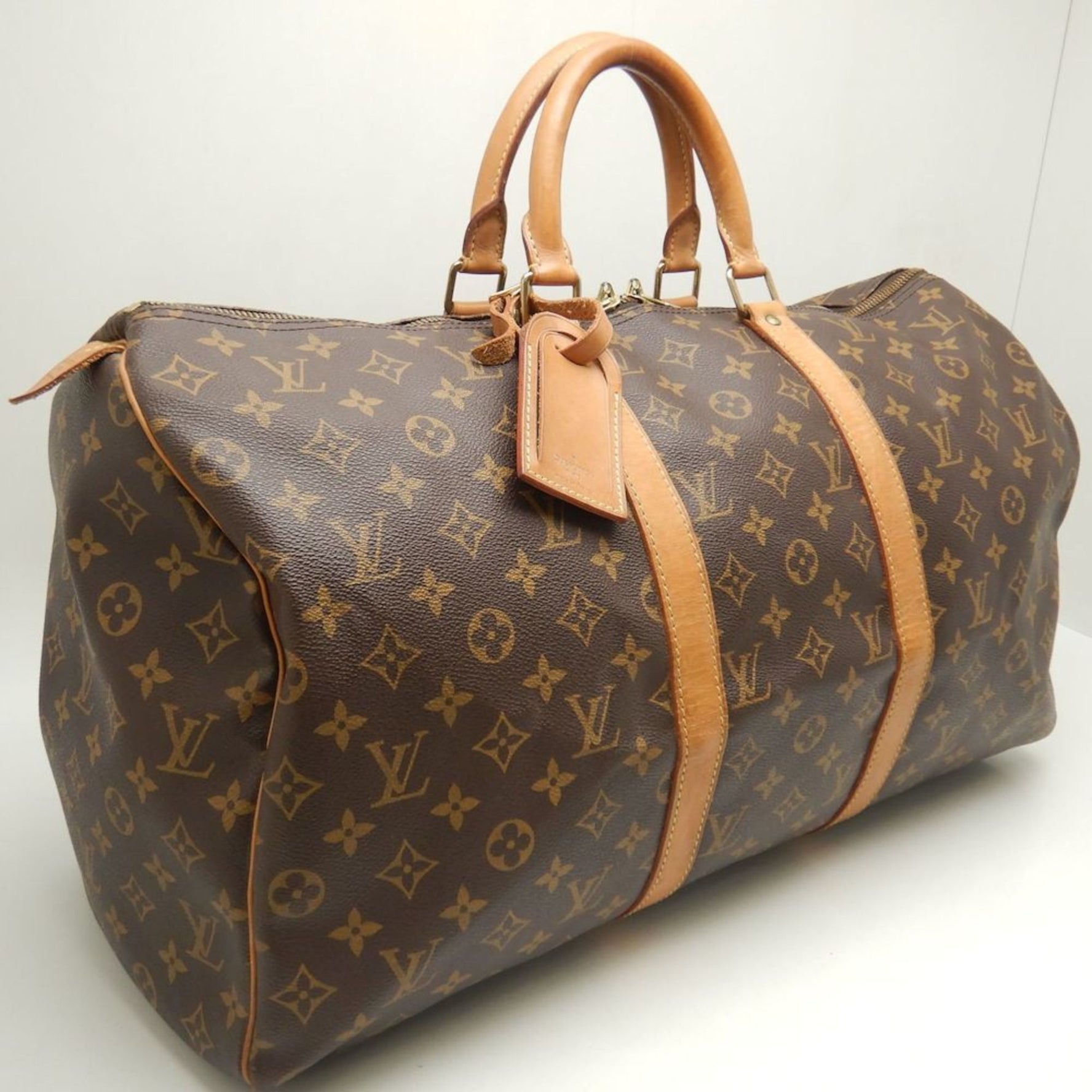 Louis Vuitton Monogram Keepall 50 Boston Bag