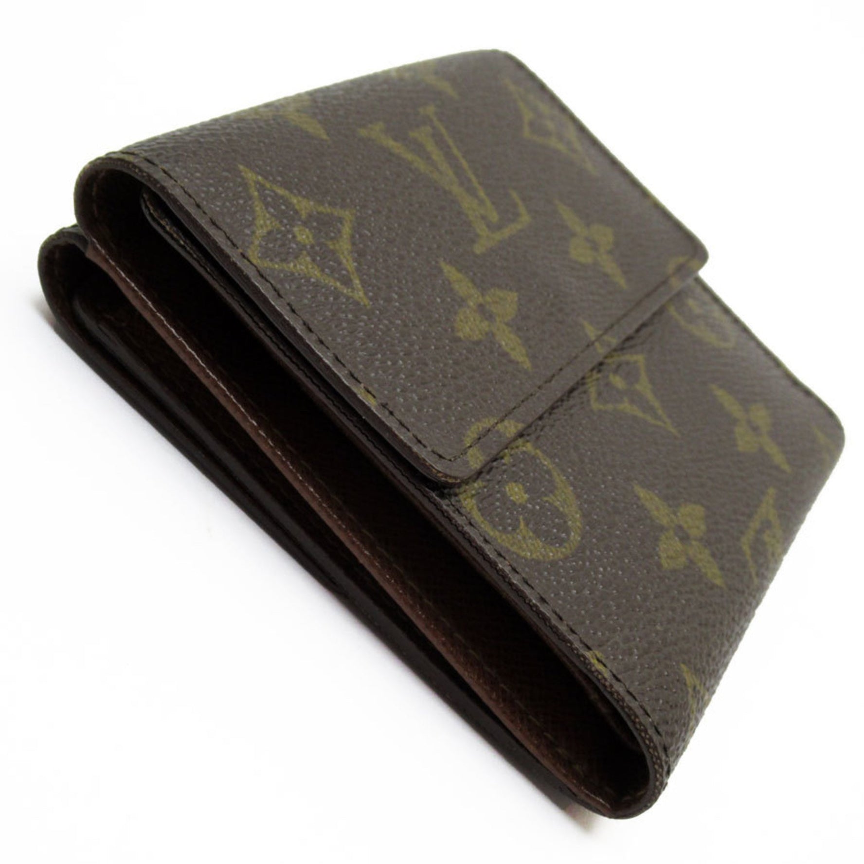 Louis Vuitton Bi-fold wallet Monogram Porte Monnaie Carte Credit canvas Men's
