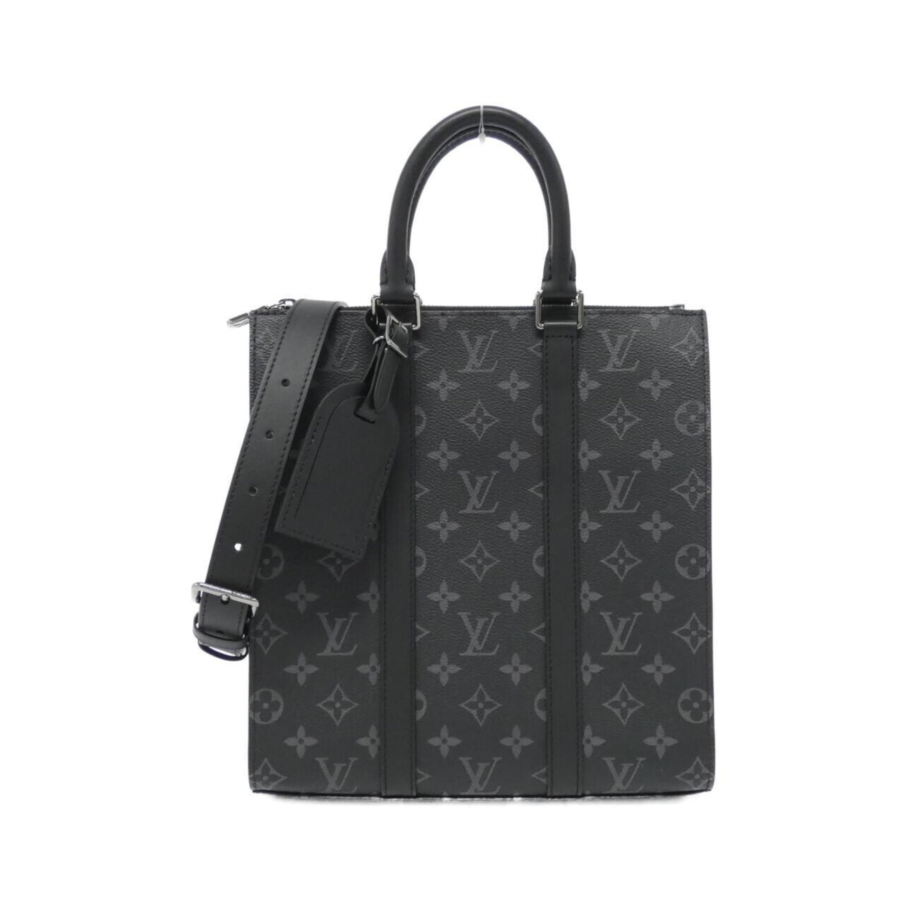Louis Vuitton Monogram Eclipse Sac Plat Cross Bag