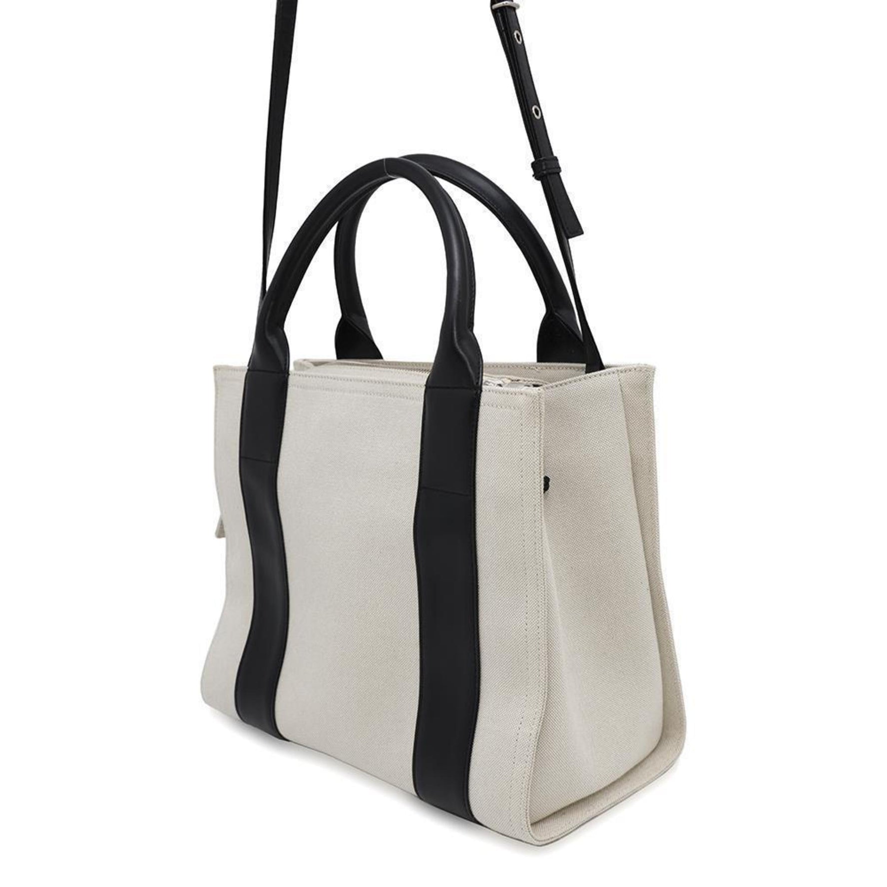 Balenciaga Tote Bag Trade S Canvas Leather BALENCIAGA Hand Shoulder Black