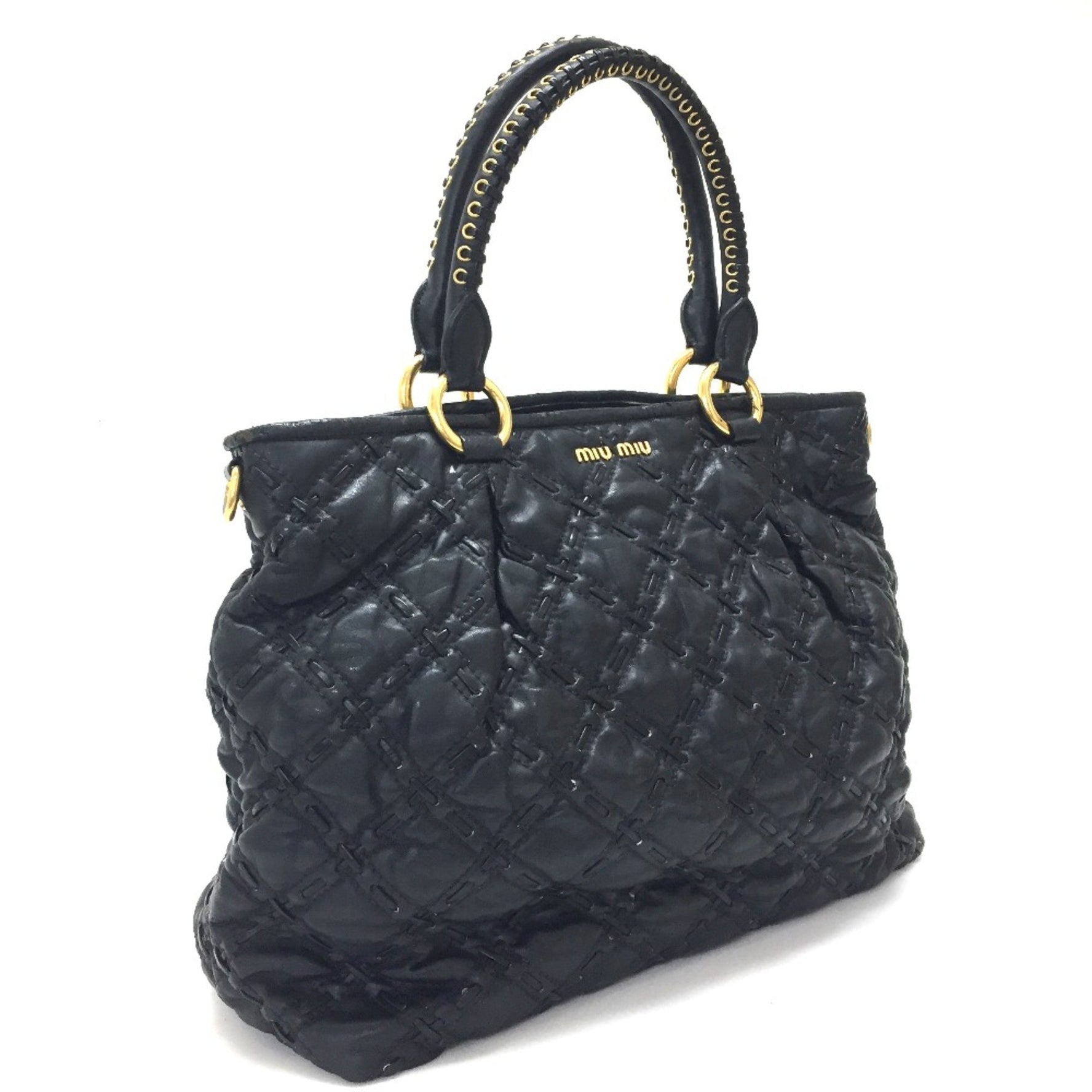 Miu Miu Shoulder Bag Hand Bag GoldHardware