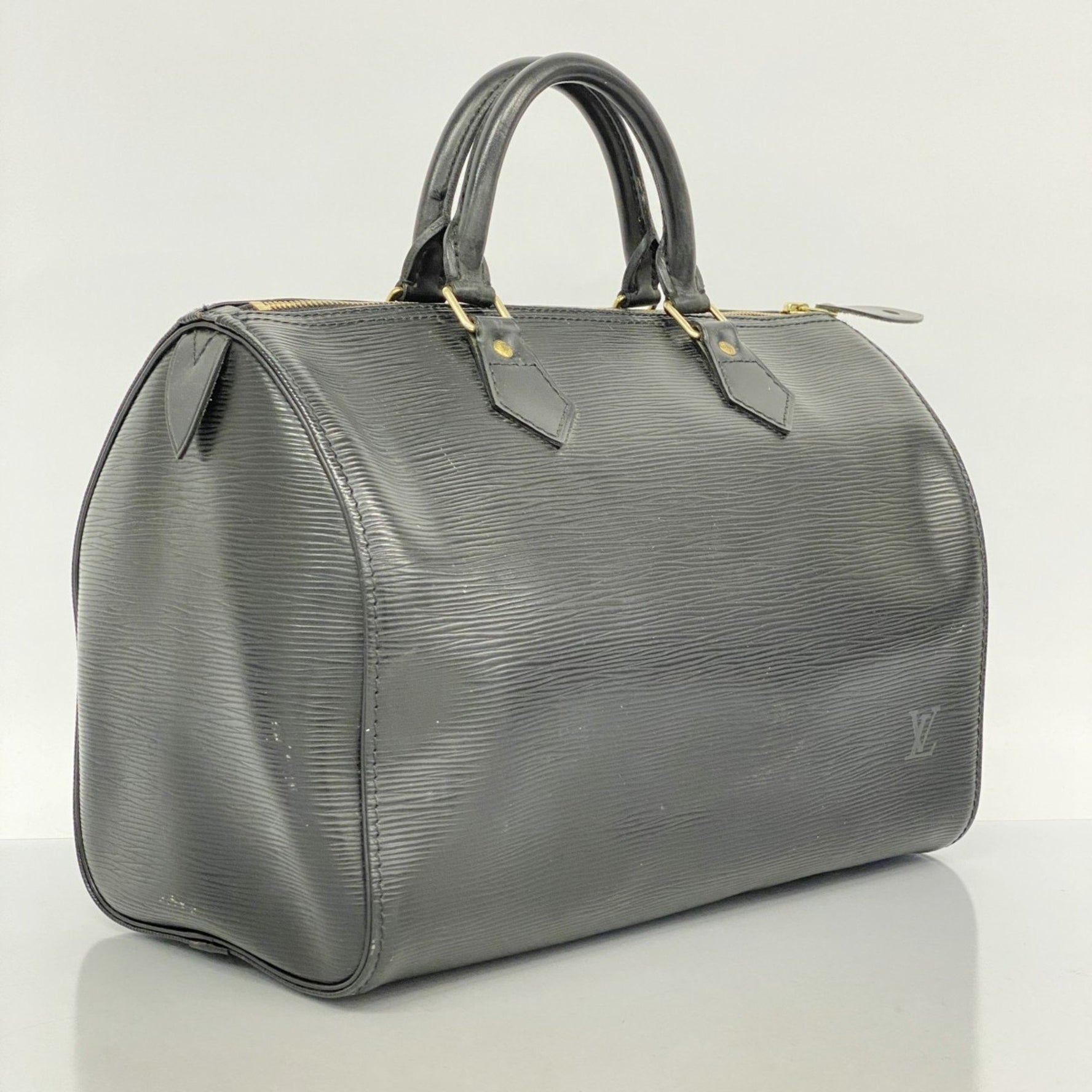 Louis Vuitton Epi Speedy 30 Handbag M43002 Noir Women's