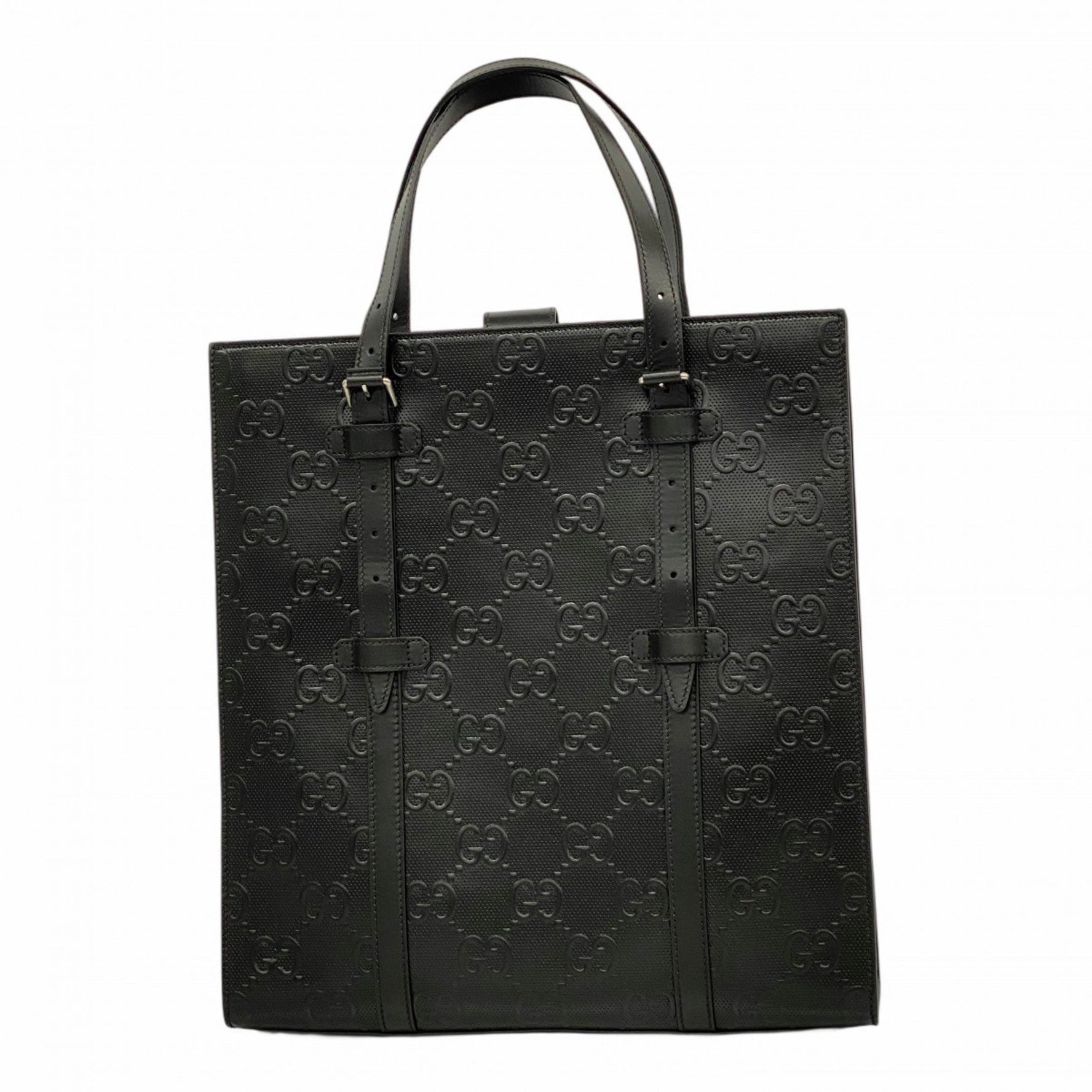 Gucci GG embossed tote bag in leather