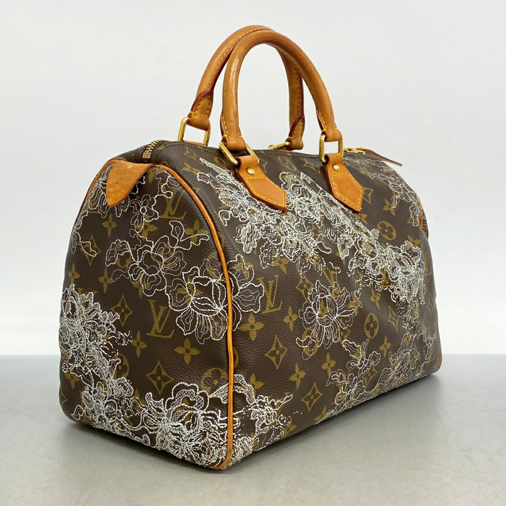 Louis Vuitton Monogram Dante Speedy 30 Handbag M95398 Brown Women's P1190405