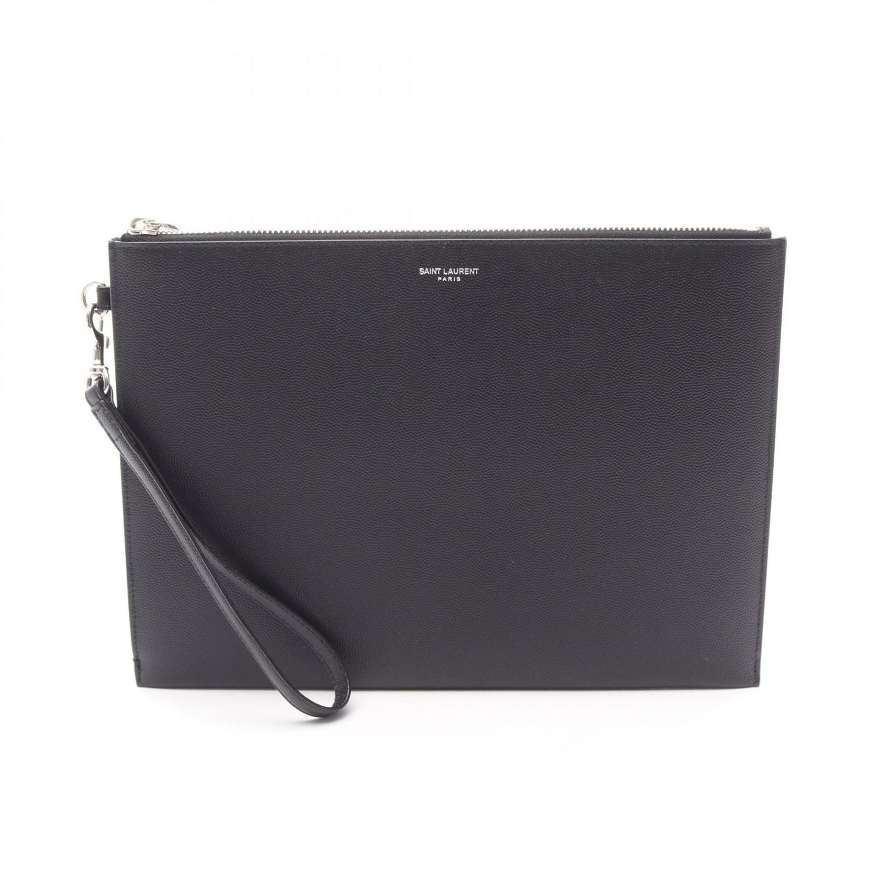 Yves Saint Laurent Saint Laurent Paris Leather Second Bag/Clutch Bag