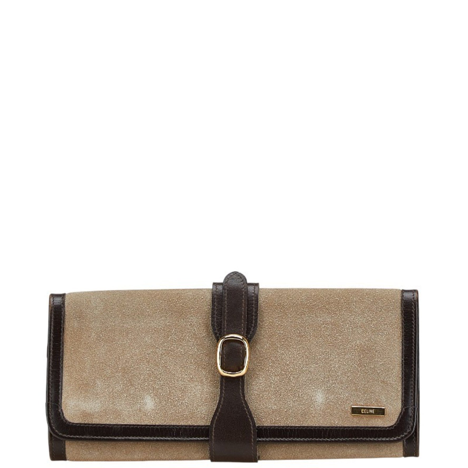 Celine Jewelry Pouch Suede Leather