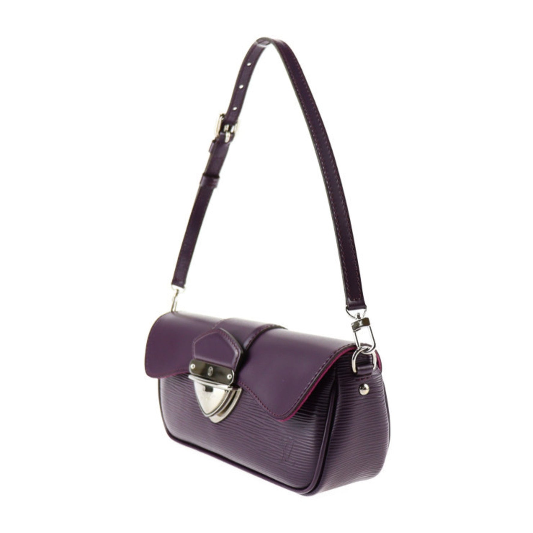 LOUIS VUITTON Louis Vuitton Pochette Montaigne Epi Shoulder Bag Leather Cassis Clutch 2417033008107R1