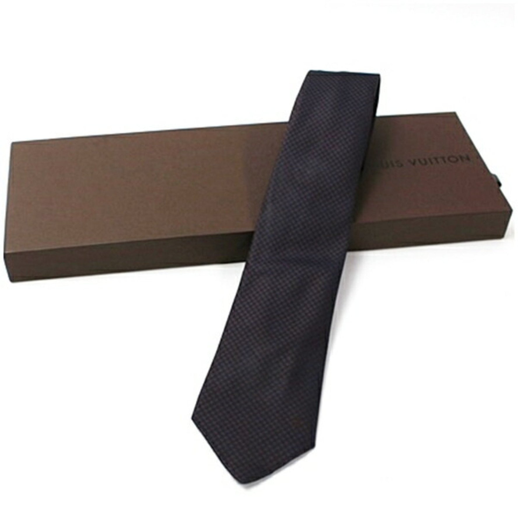 Louis Vuitton Silk Tie Damier Pattern LOUIS VUITTON