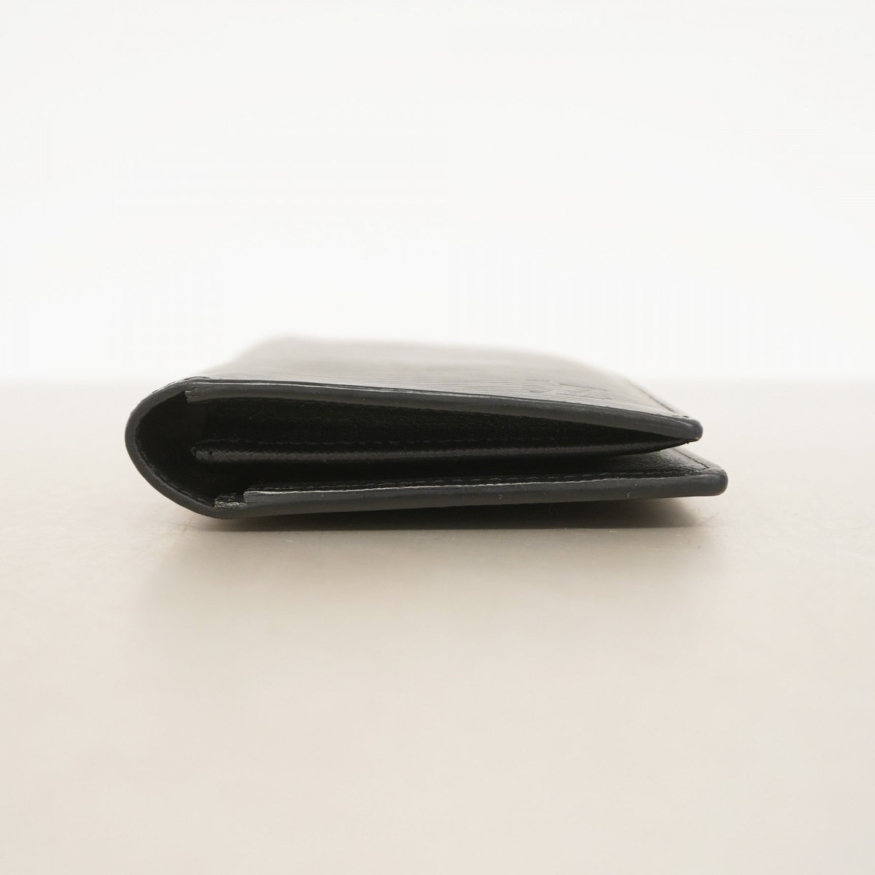 Louis Vuitton Epi Leather Long Wallet Portefeuille Brazza M66542 Noir Men's P1137984