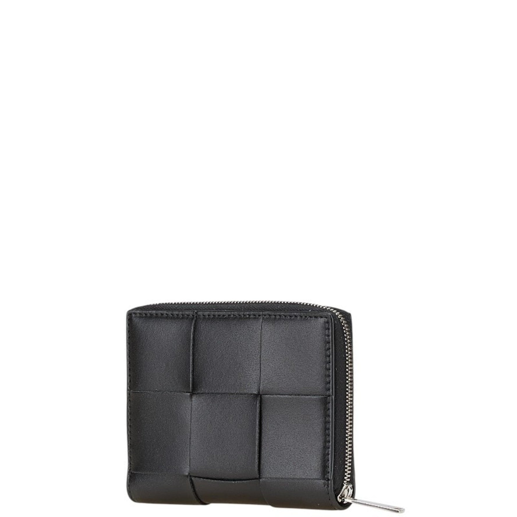 Bottega Veneta Maxi Intrecciato Bifold Wallet in Leather
