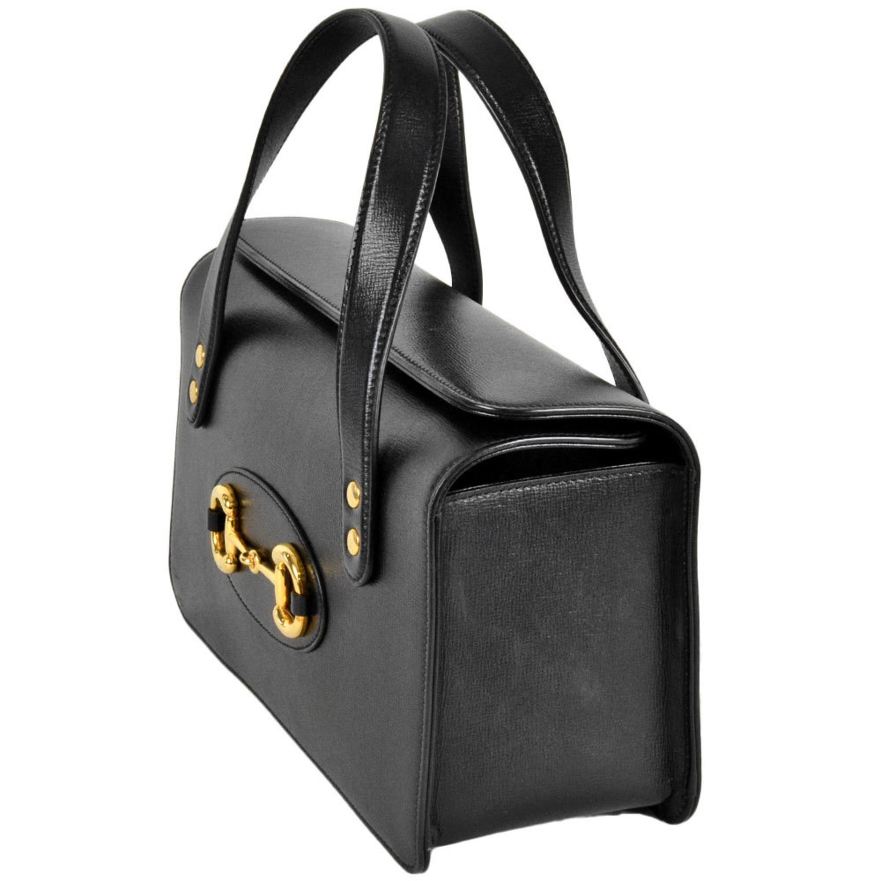GUCCI Horsebit 1955 Small Top Handle Handbag Calf