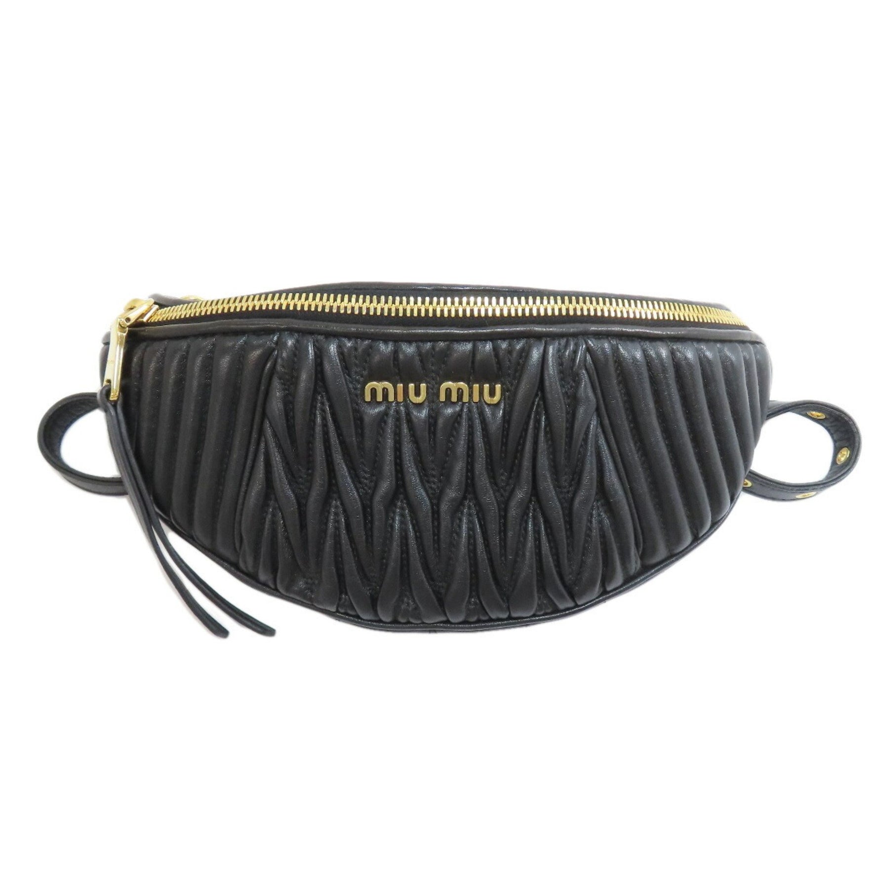 Miu Miu Miu Matelasse Hip Bag/Waist Bag in Calfskin MIUMIU