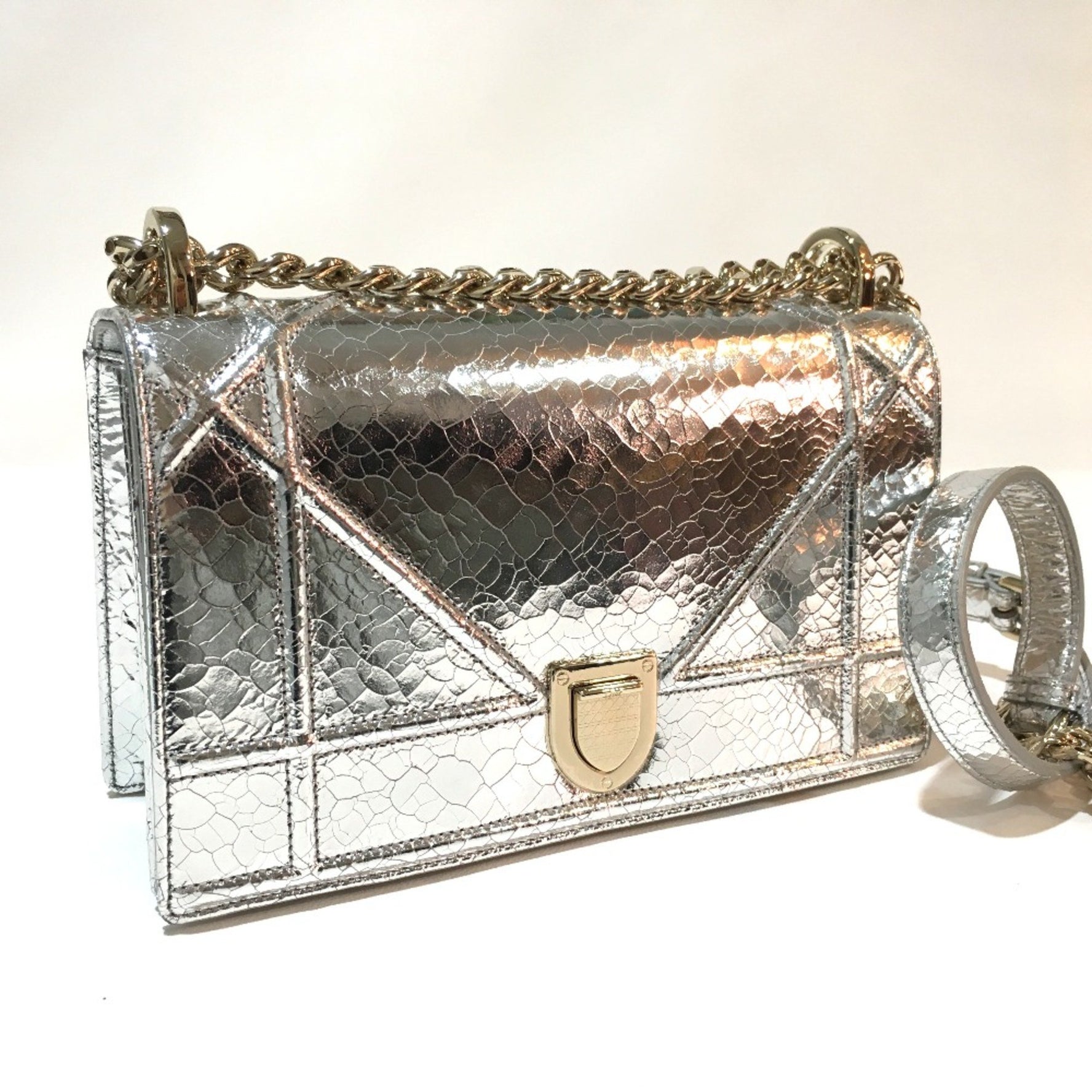 Christian Dior Small flap bag Bag Chain Shoulder Shoulder Bag GoldHardware