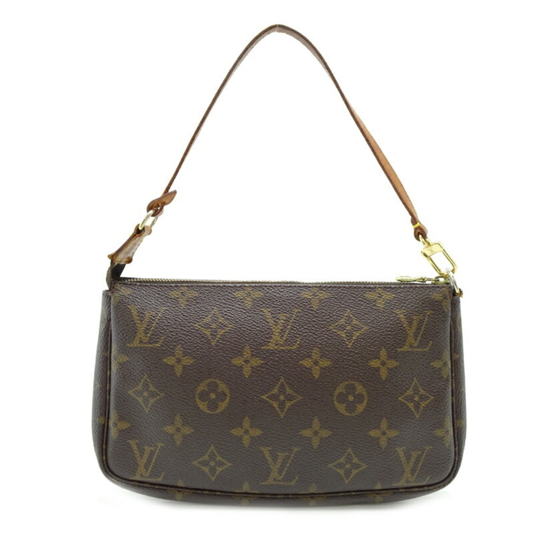 Louis Vuitton Pochette Accessoires Shoulder Bag Monogram Brown