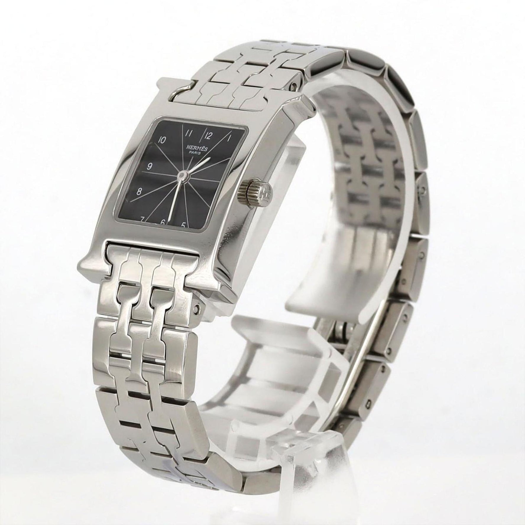 Hermès H Watch SS Quartz Wristwatch