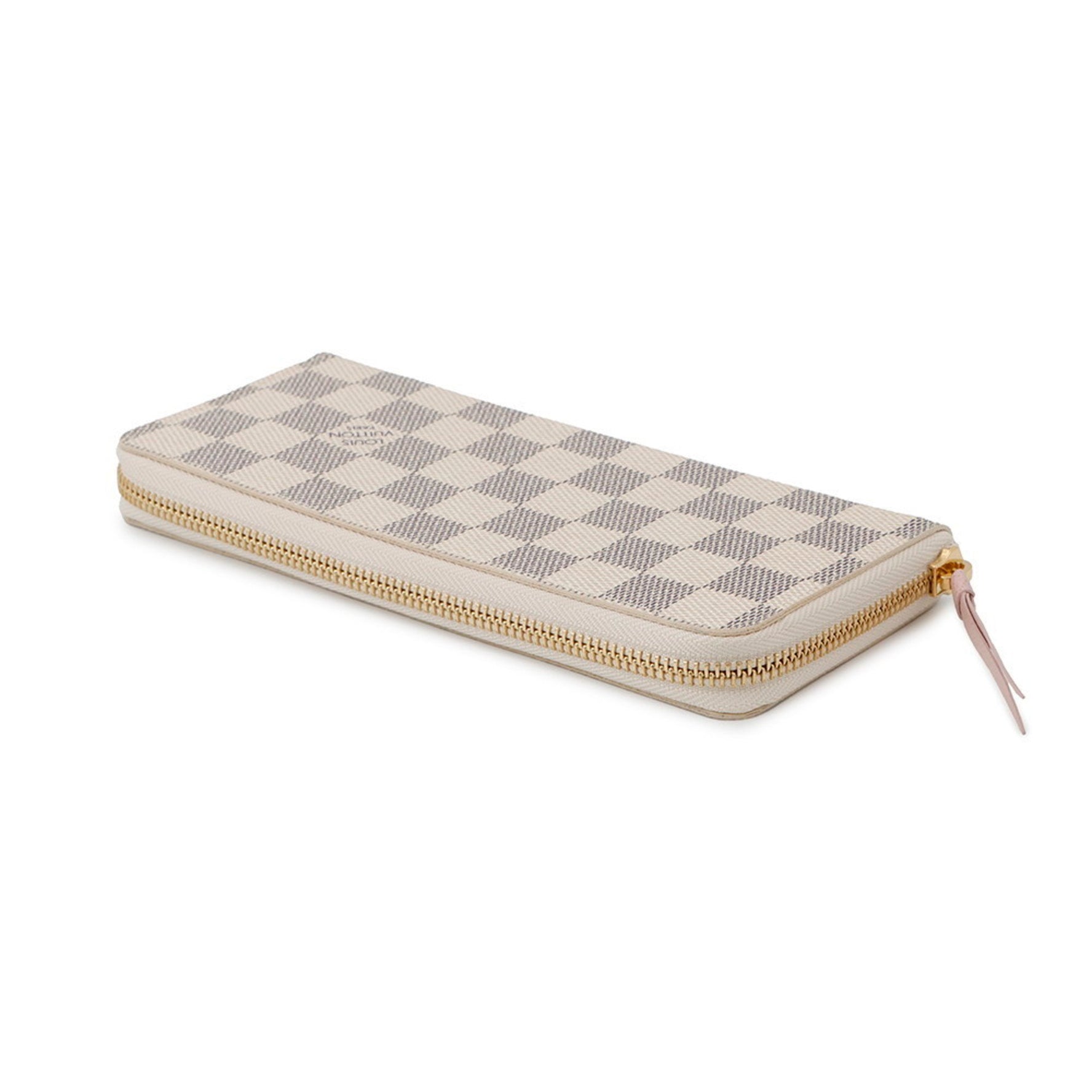 Louis Vuitton Damier Azur Portefeuille Clemence Long Wallet Round