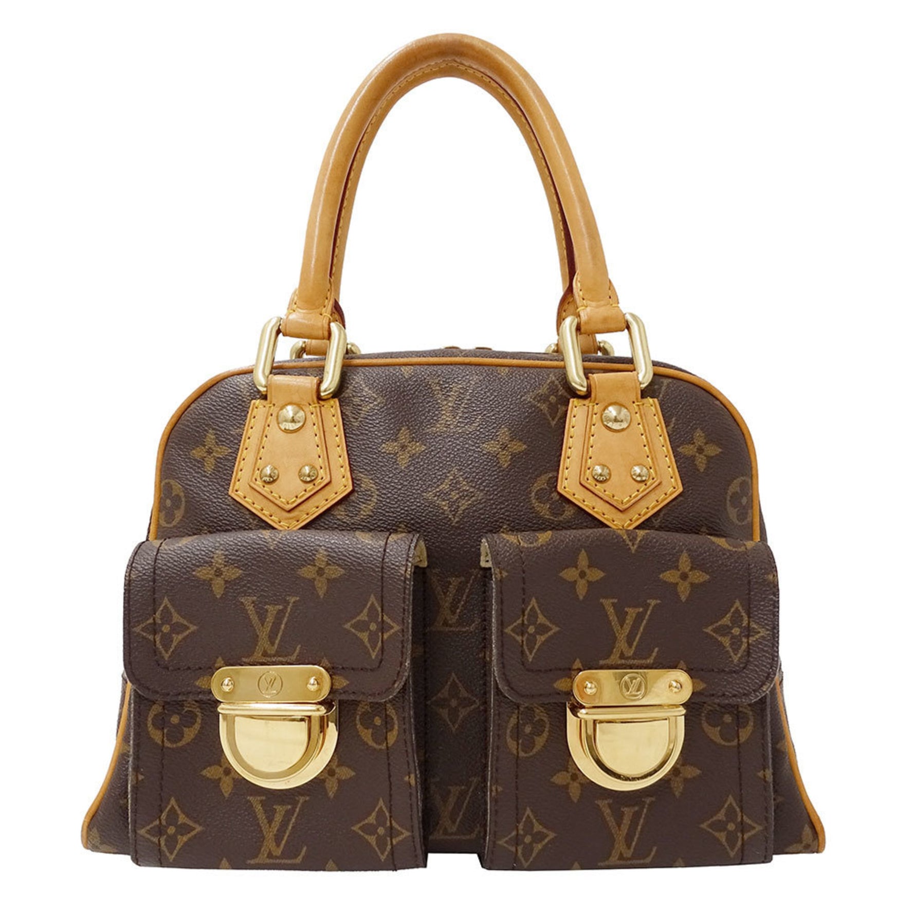 Louis Vuitton LOUIS VUITTON Bag Brand Handbag Monogram Canvas Manhattan PM Handheld