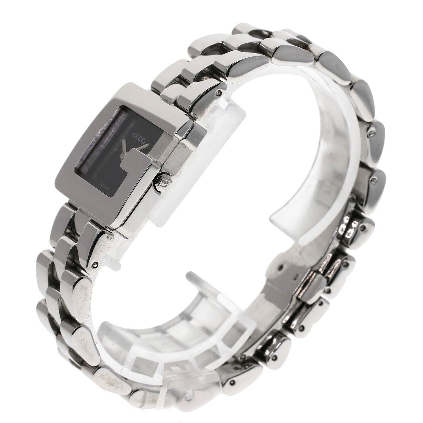 Gucci G Square Face Watch in Stainless Steel/SS for Boys