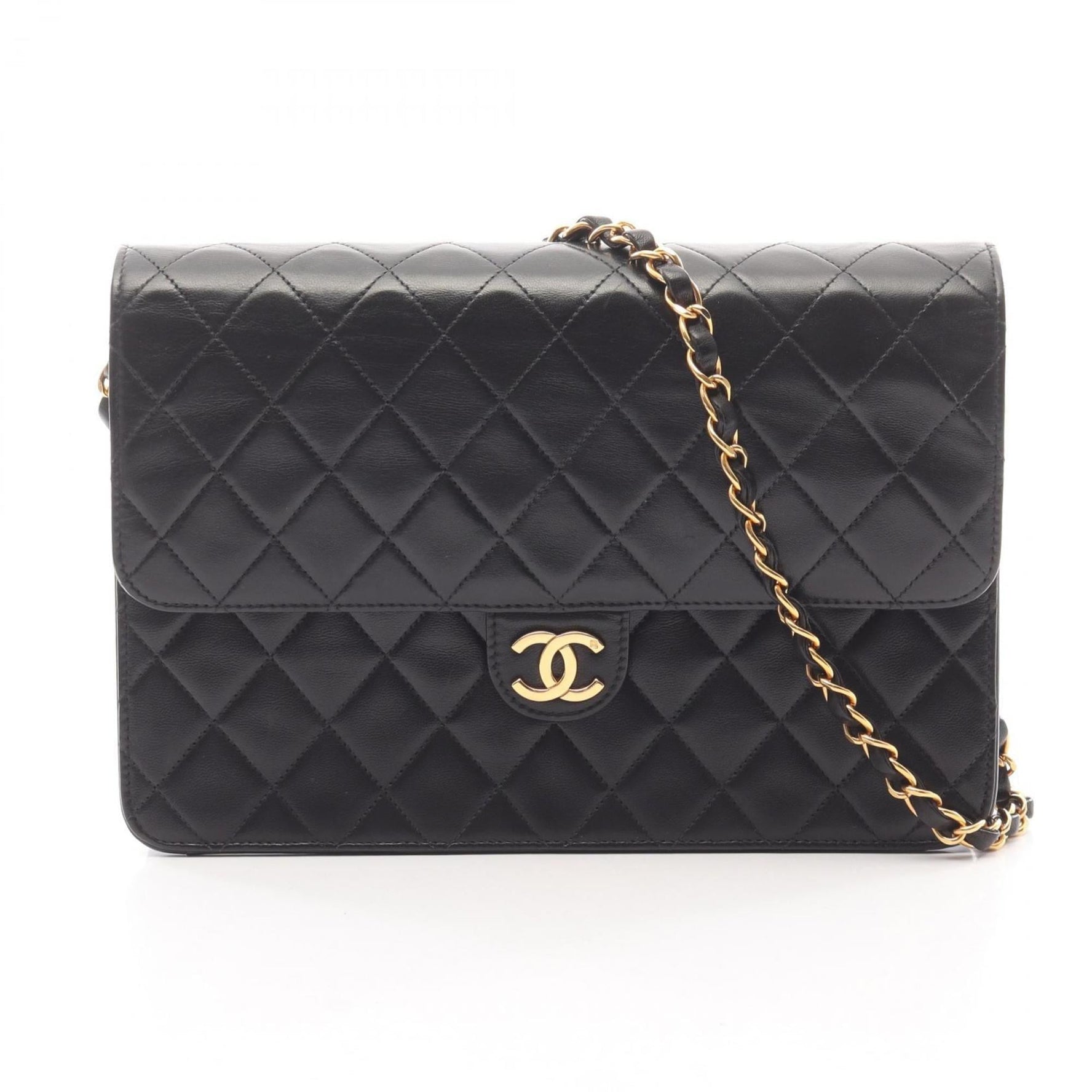CHANEL Matelasse Shoulder Bag, Lambskin Leather
