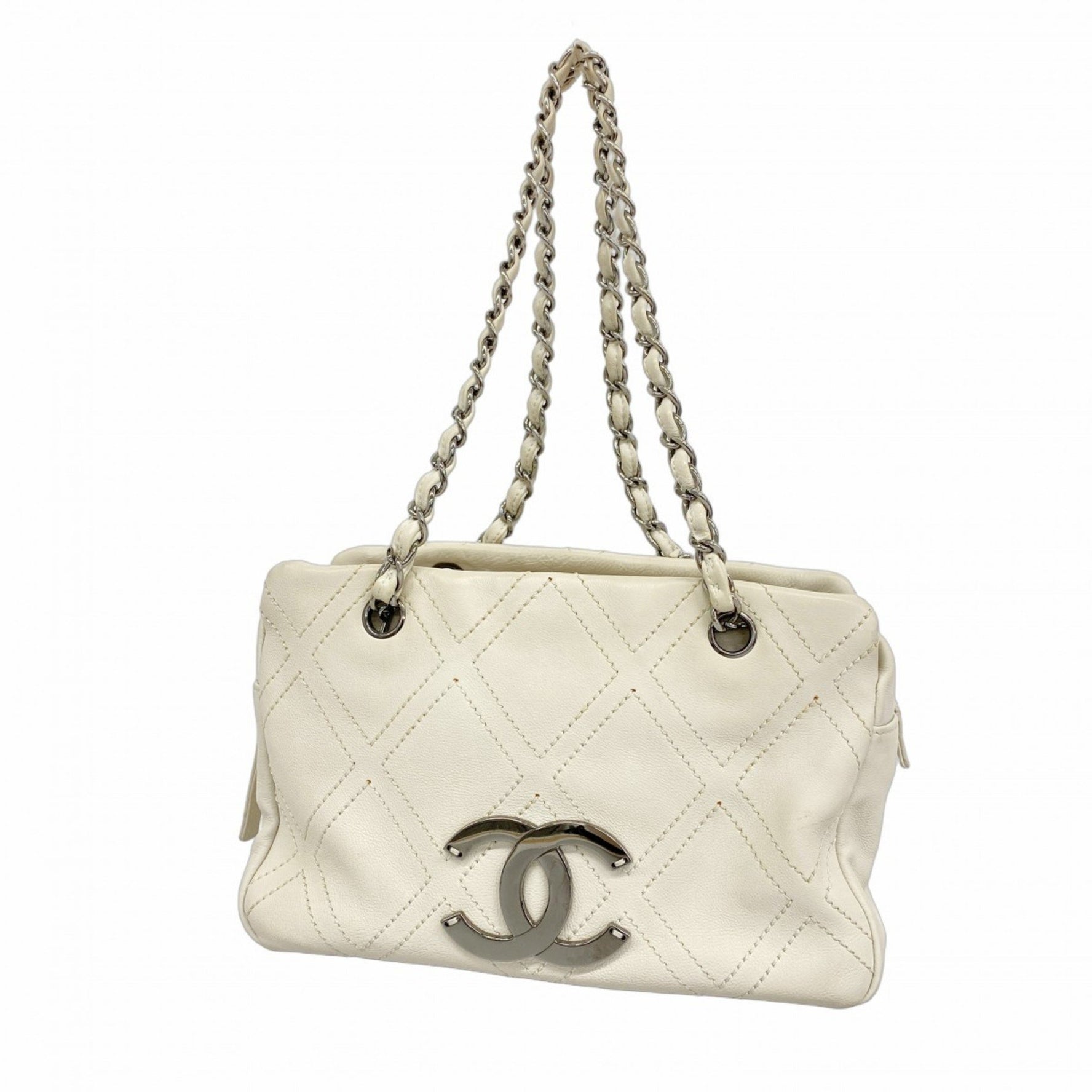 Chanel Shoulder Bag Chain Leather