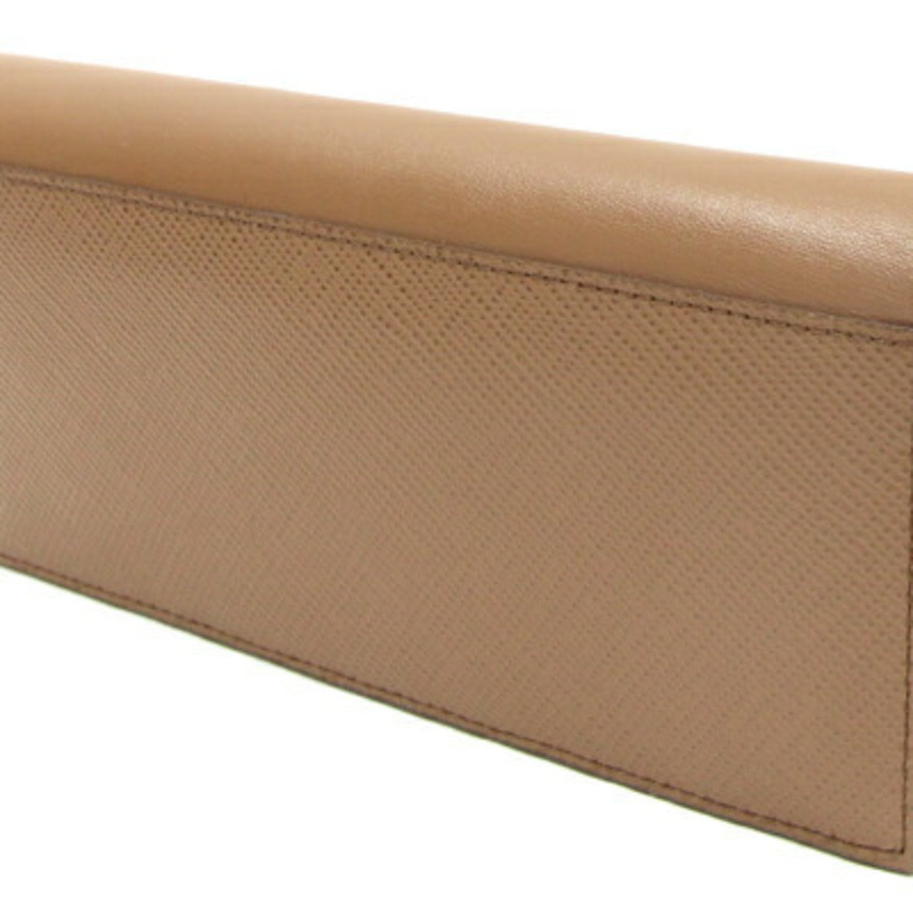 PRADA Bi-fold Long Wallet 2MV836 Brown Leather Men's
