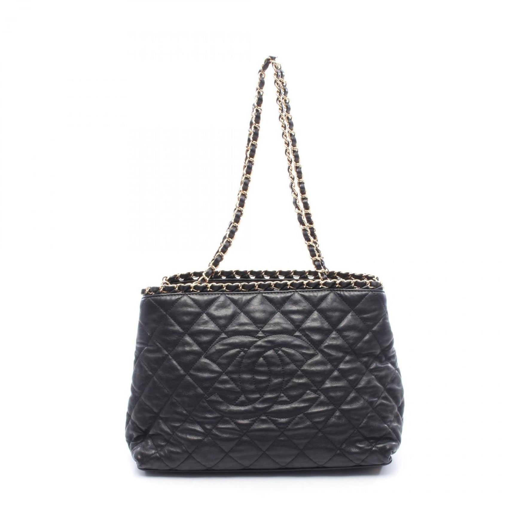 CHANEL Matelasse Tote Bag, Leather