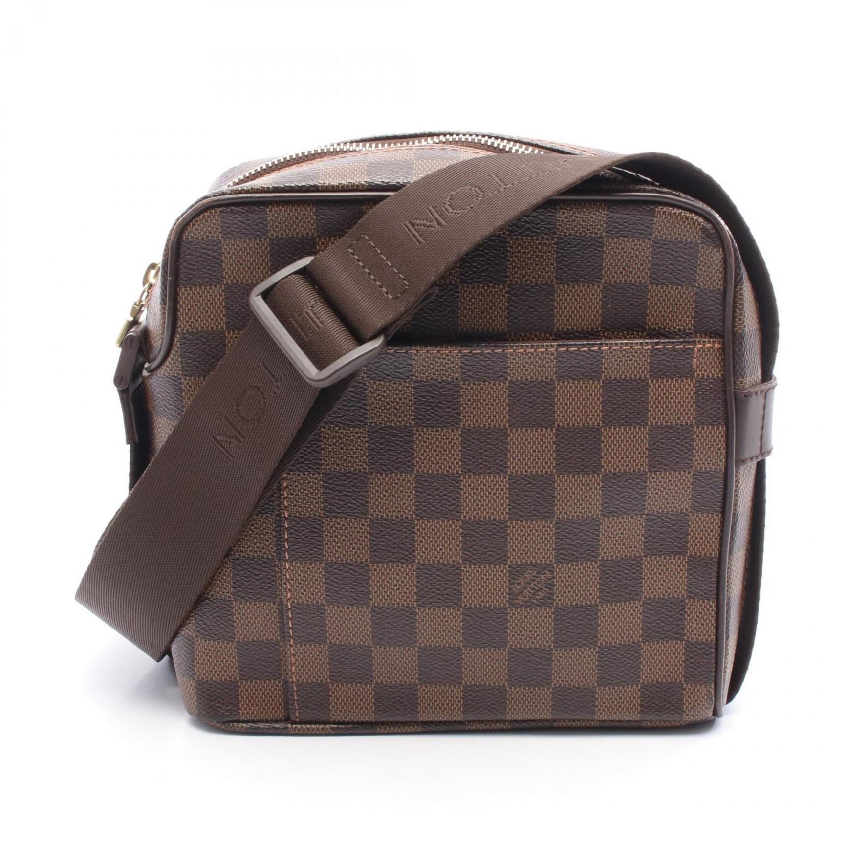 Louis Vuitton Olaf PM Damier Ebene Shoulder Bag, Coated Canvas and Leather