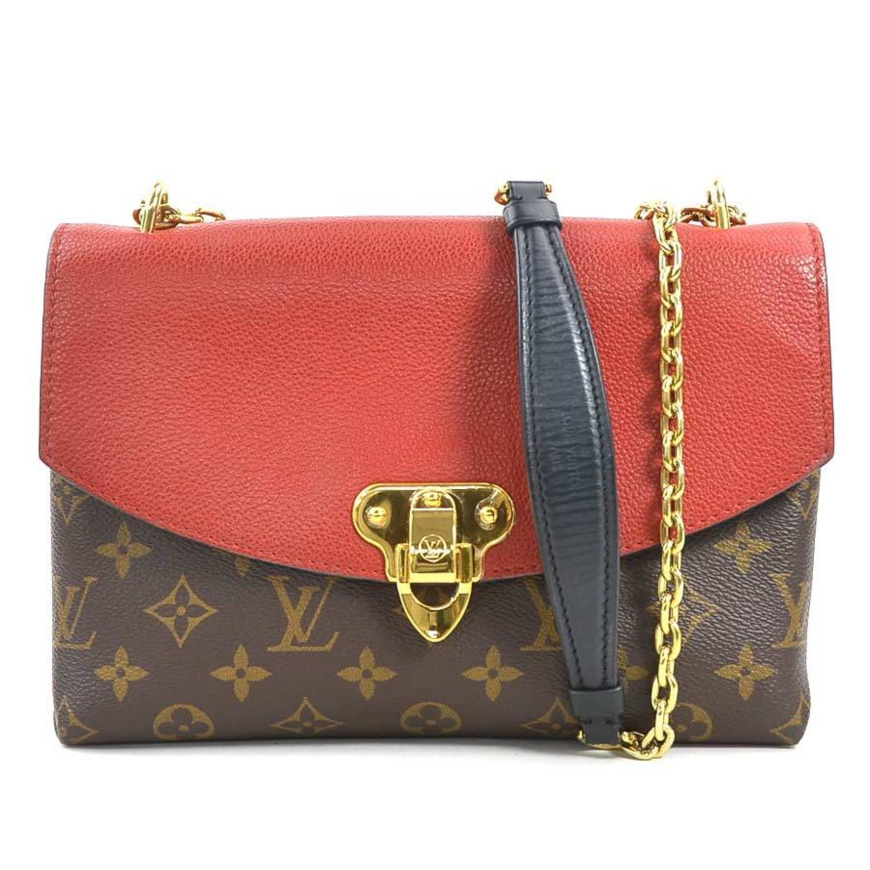 Louis Vuitton Shoulder Bag Monogram Saint Placide Canvas Leather Cerise Women's M43713 90037g