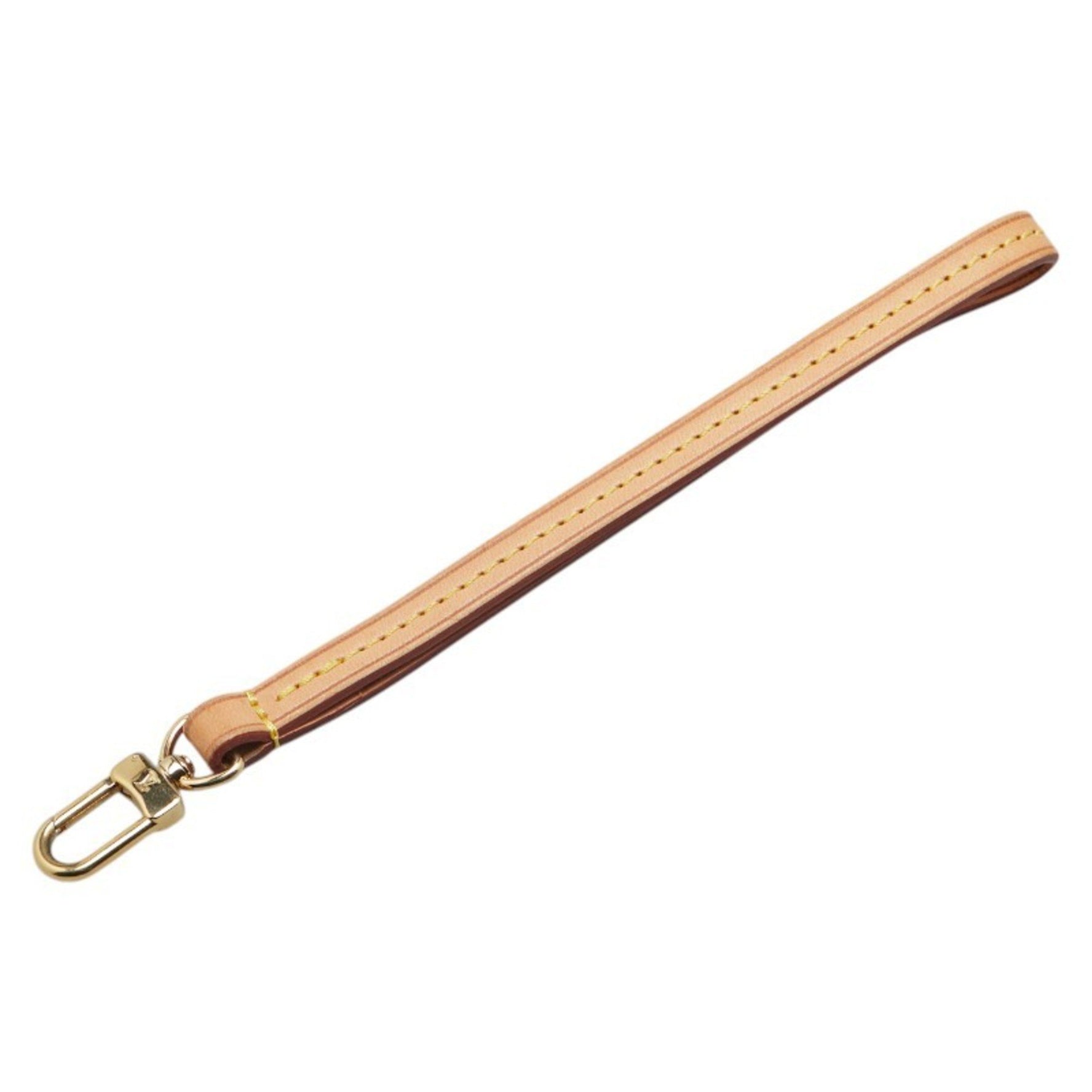 Louis Vuitton Tanned Leather Strap Beige Gold