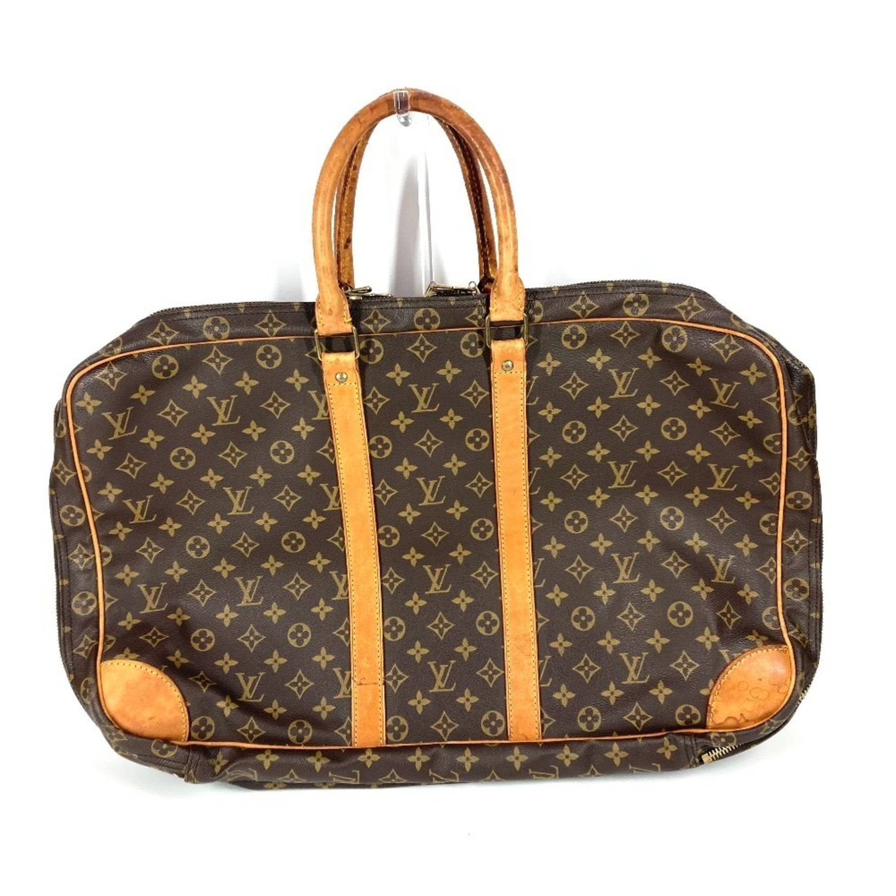 Louis Vuitton Monogram Sac Trois Poche Bag Travel Boston Canvas Men's