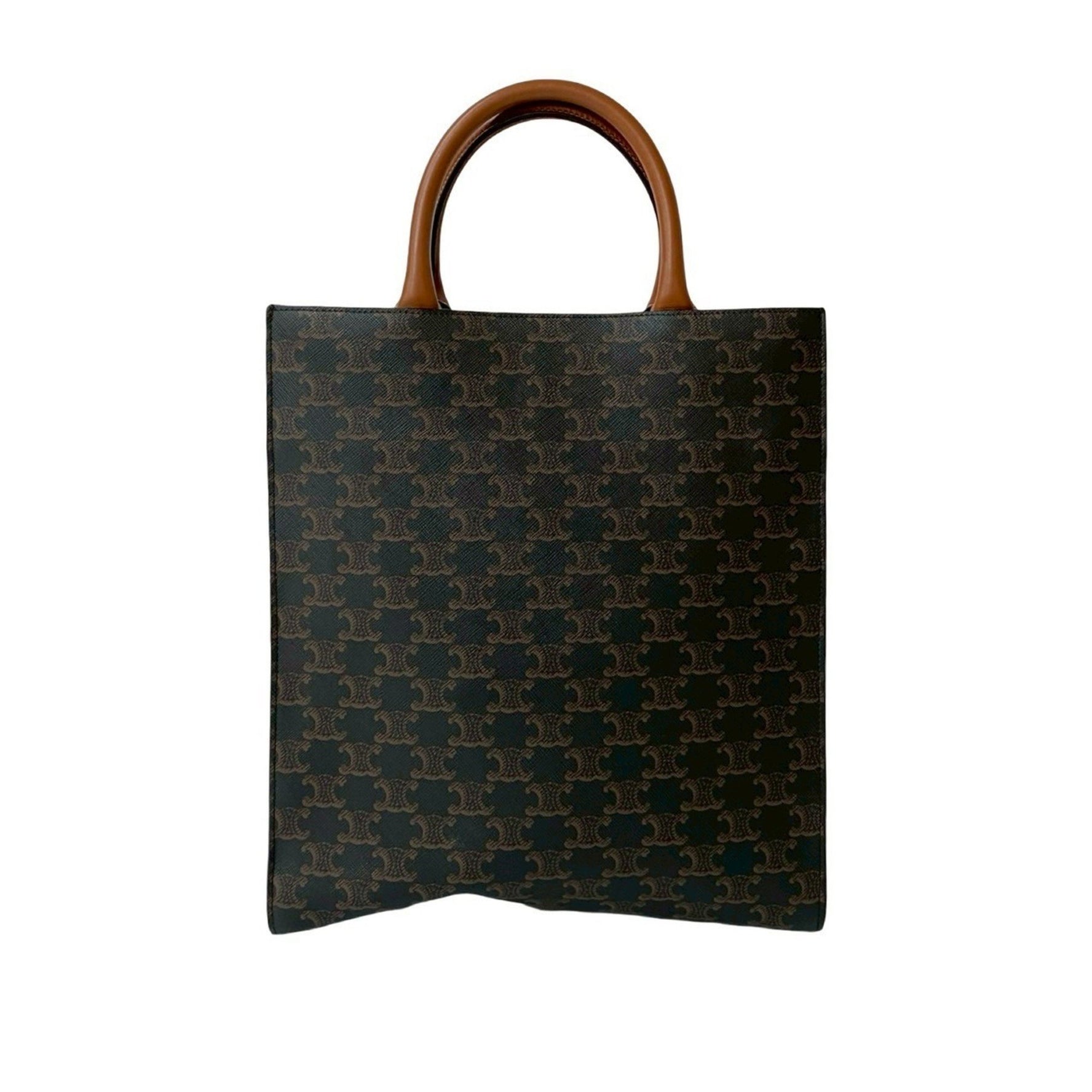 CELINE Vertical Cabas Small Leather Handbag, Tote Bag, Shoulder