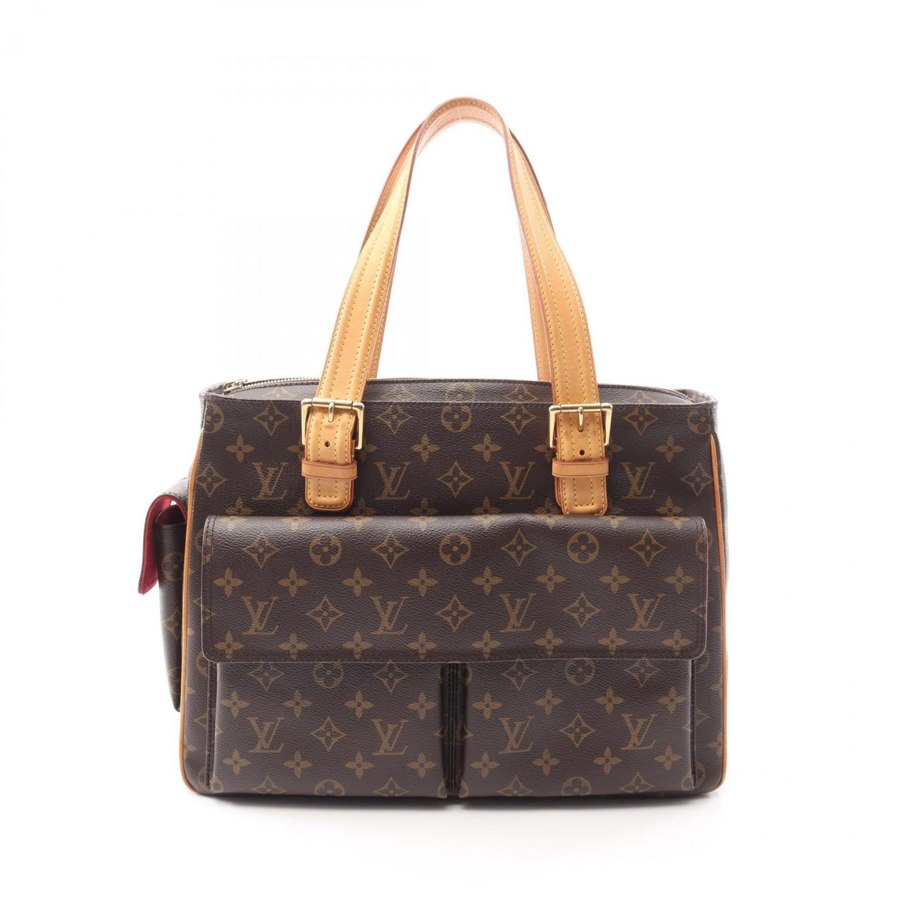Louis Vuitton Multiplicite Handbag, Coated Canvas and Leather, Monogram, Brown