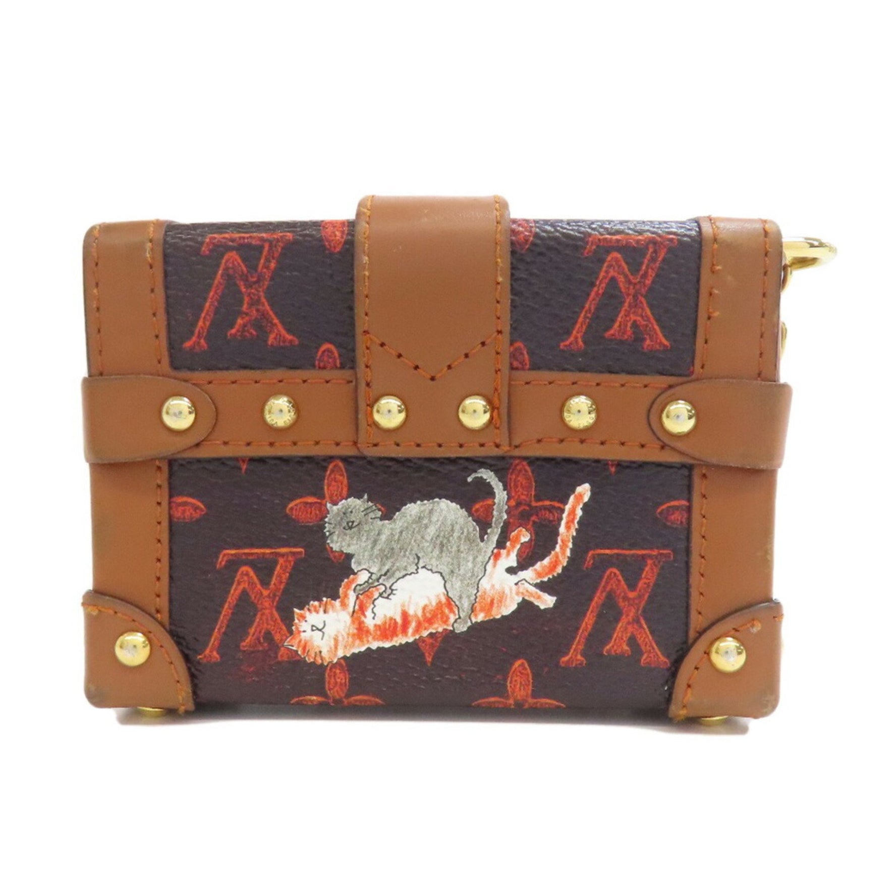 Louis Vuitton Essential Trunk Catgram Pouch Monogram Canvas LOUIS VUITTON