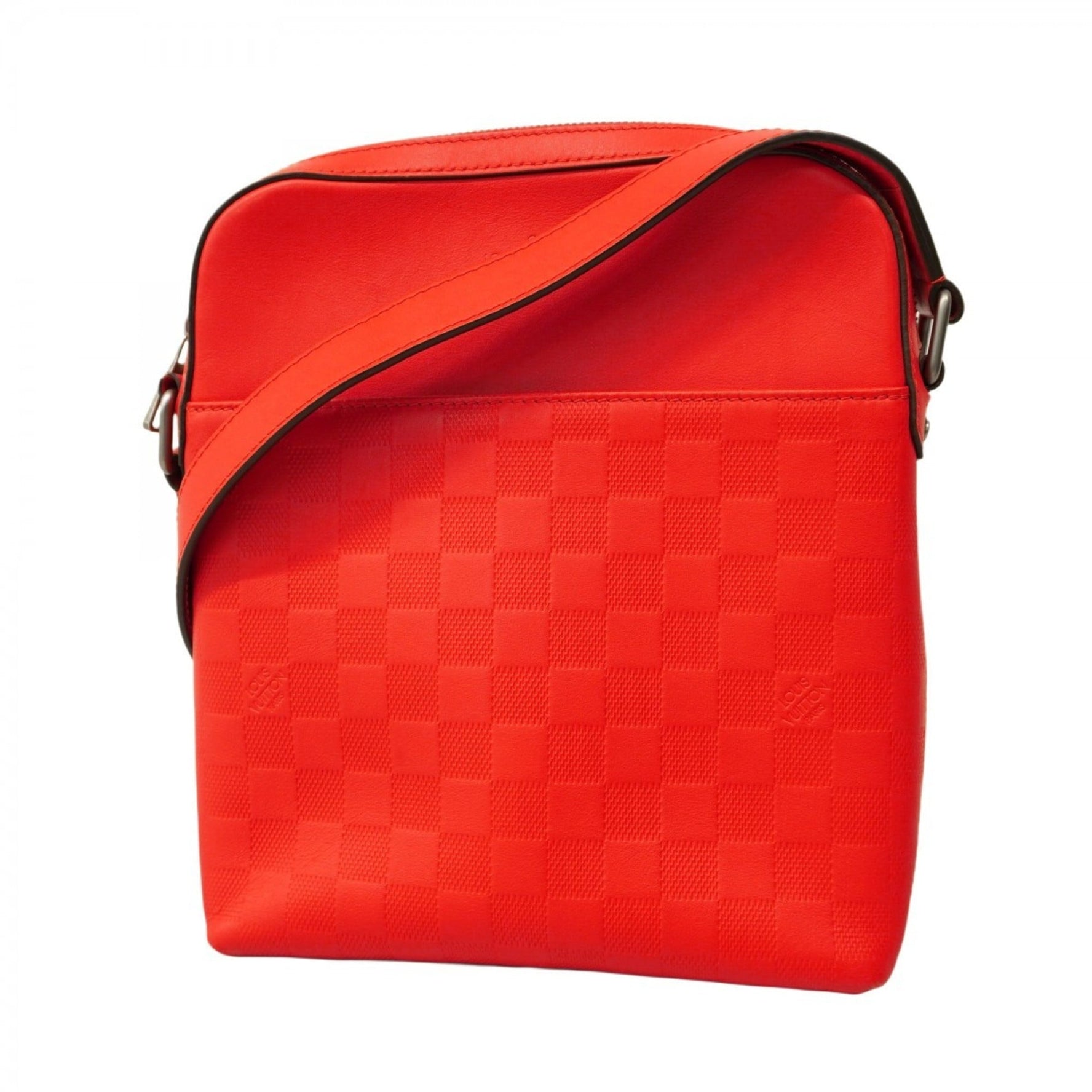 Louis Vuitton Damier Infini Pochette District Shoulder Bag Magma