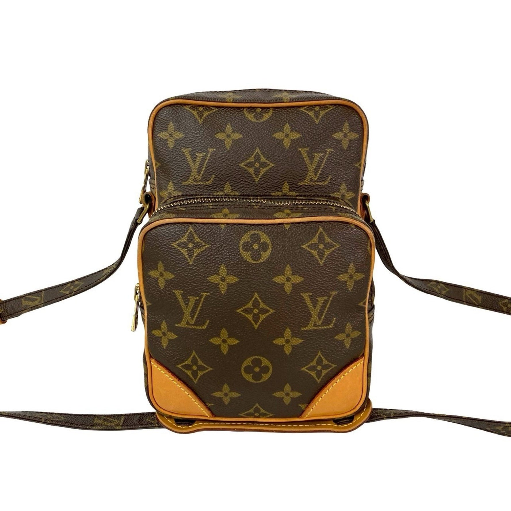 LOUIS VUITTON Vintage Amazon Monogram Leather Shoulder Bag/Pochette in