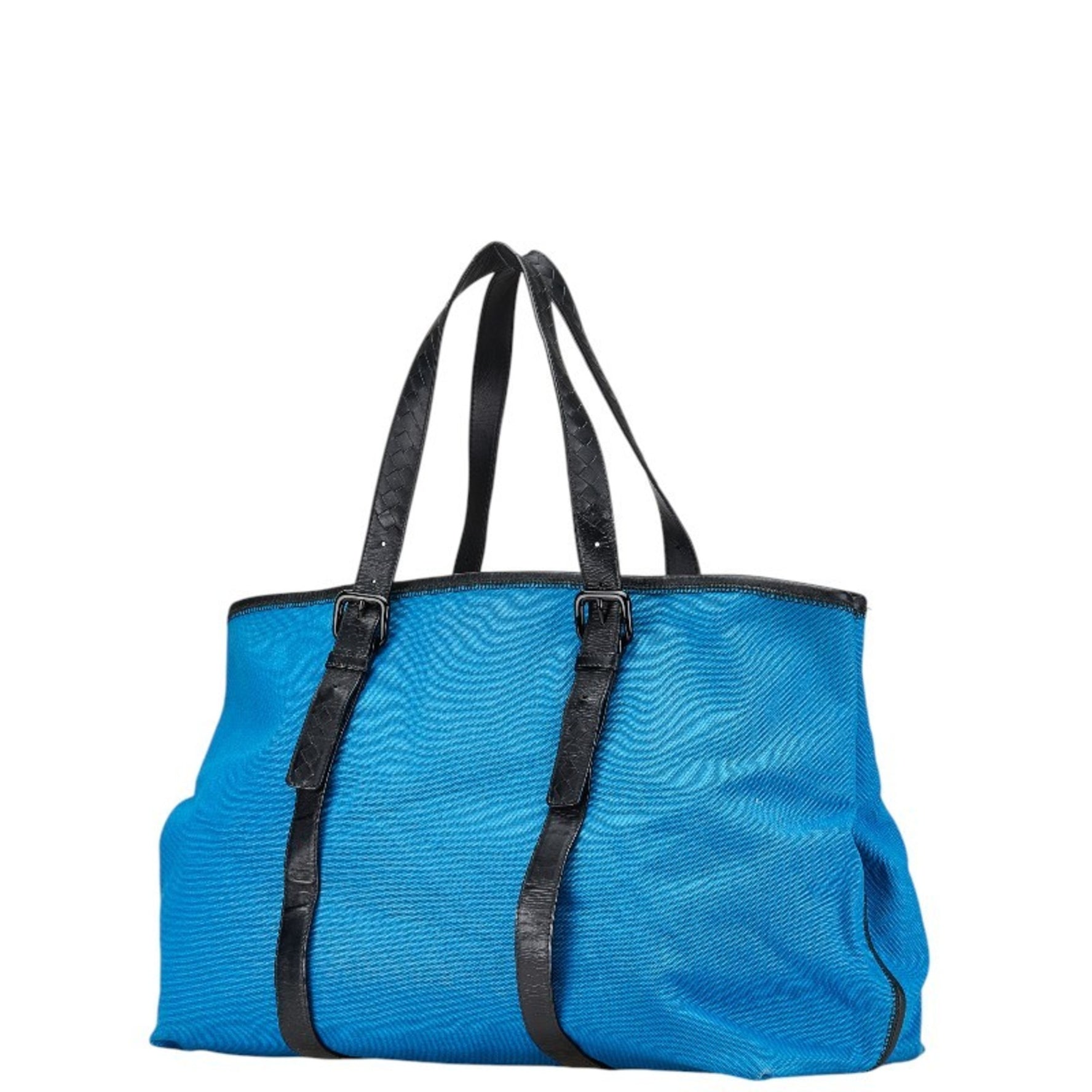 Bottega Veneta Intrecciato Tote Bag Canvas Leather BOTTEGAVENETA