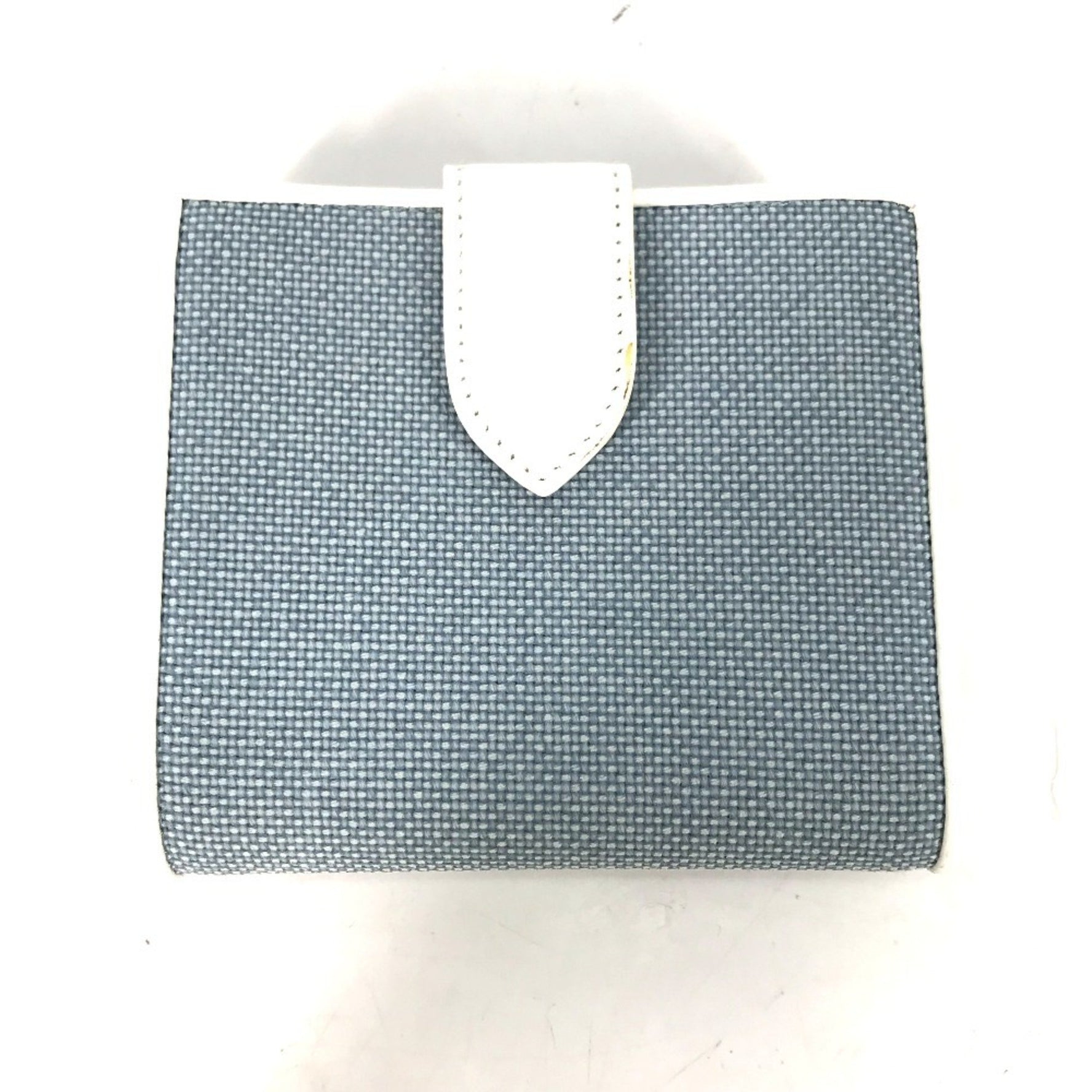 Christian Dior Dior Two-tone Logo Double-Hook Compact Wallet, Bi-fold Canvas and Leather