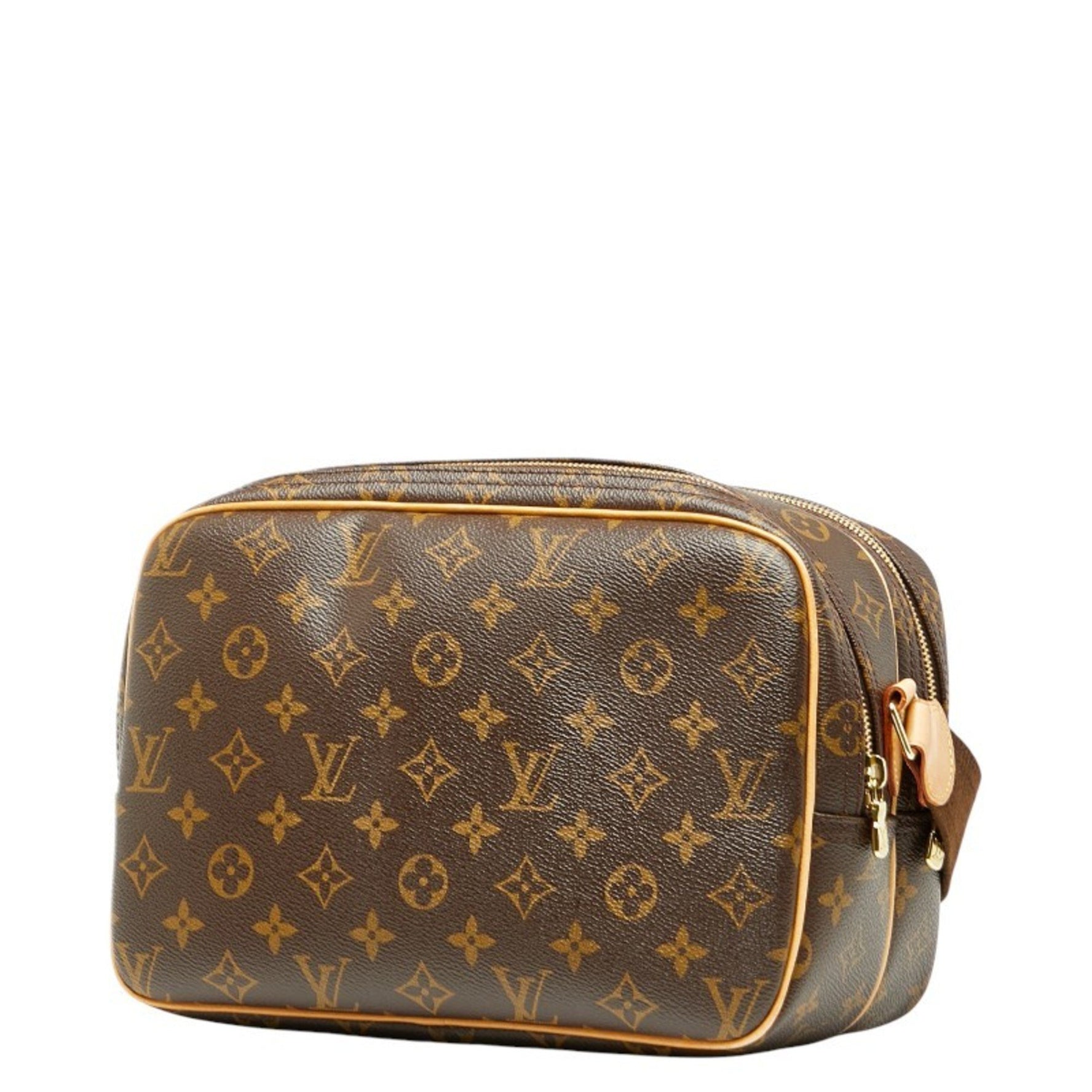 Louis Vuitton Monogram Reporter PM Crossbody Shoulder Bag PVC Leather LOUIS VUITTON