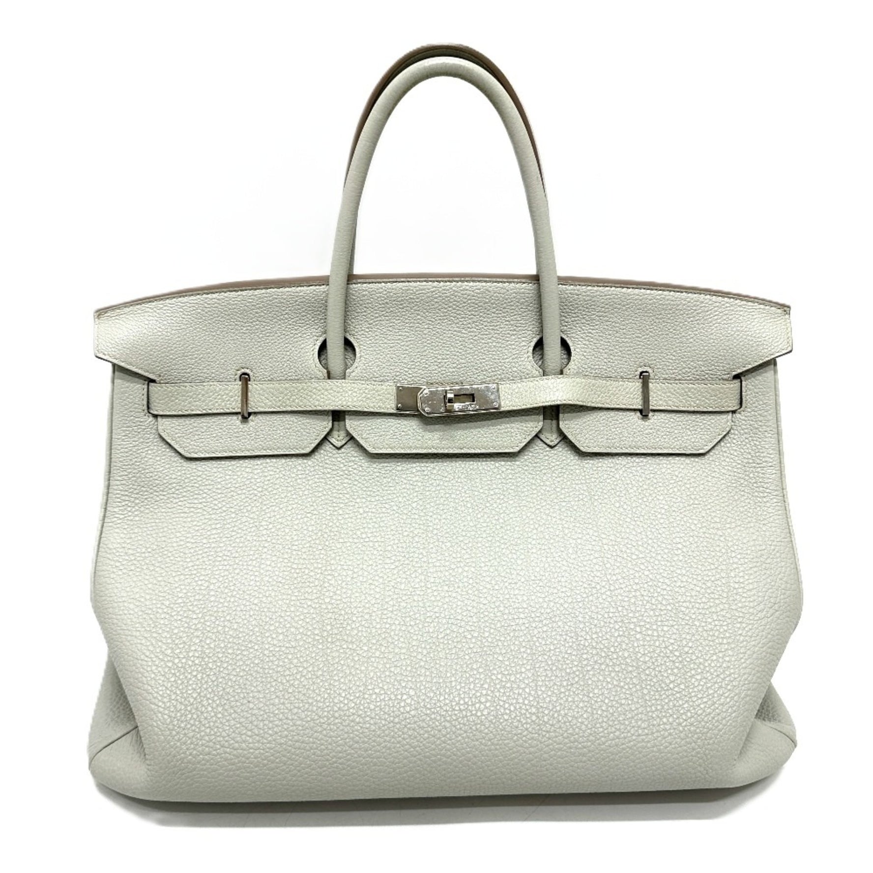 HERMES Hermes Birkin 40 Tote Bag, Handbag, Togo, Women's, Gris Pearl, Grey