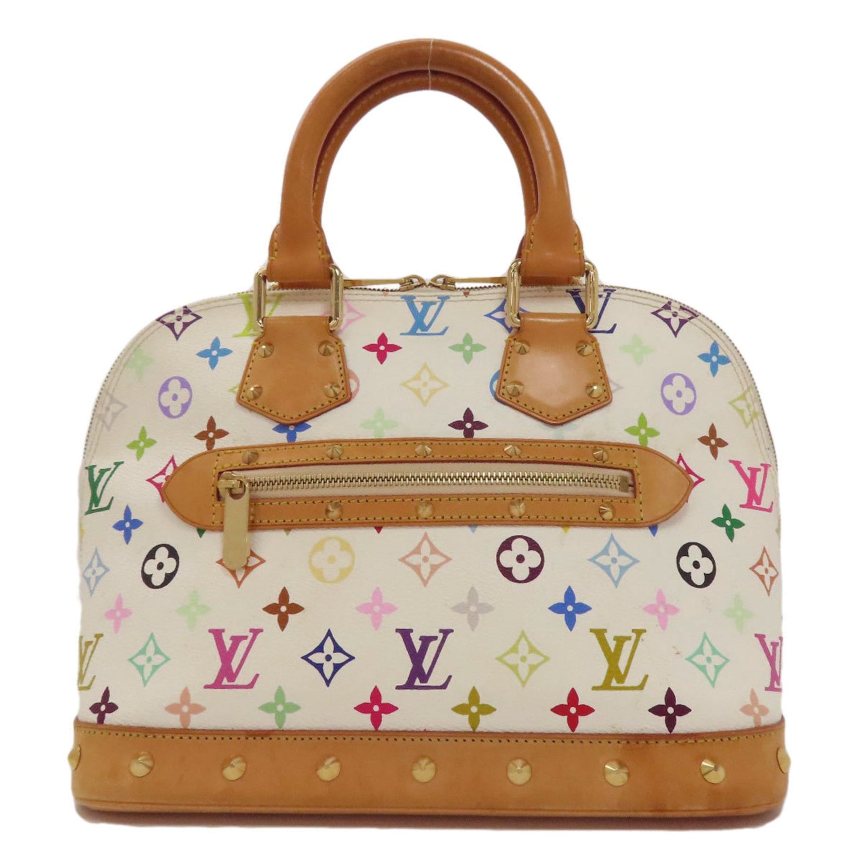 Louis Vuitton Alma Handbag Monogram Multicolor Canvas LOUIS VUITTON