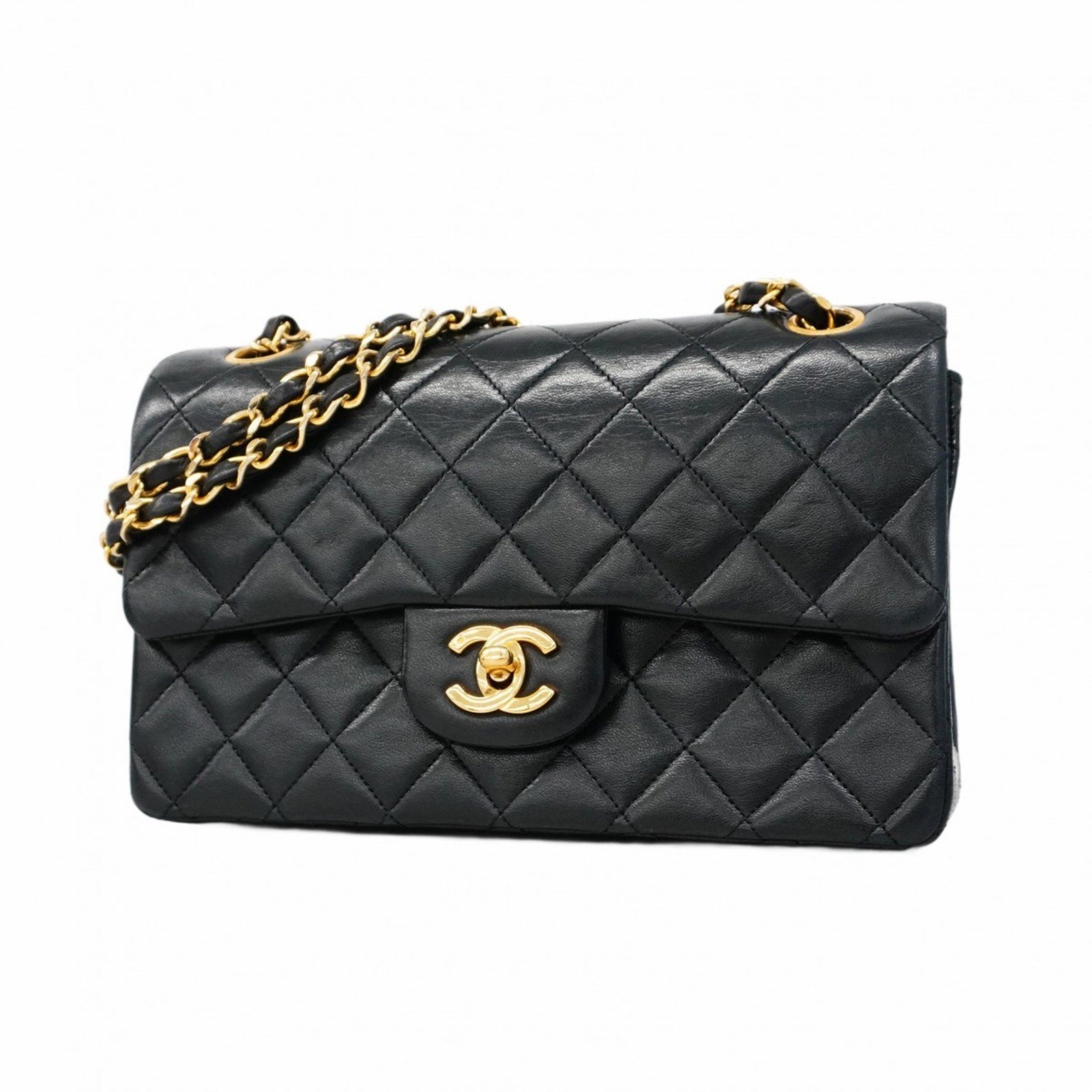 Chanel Matelasse Shoulder Bag with Double Flap and Chain, Lambskin