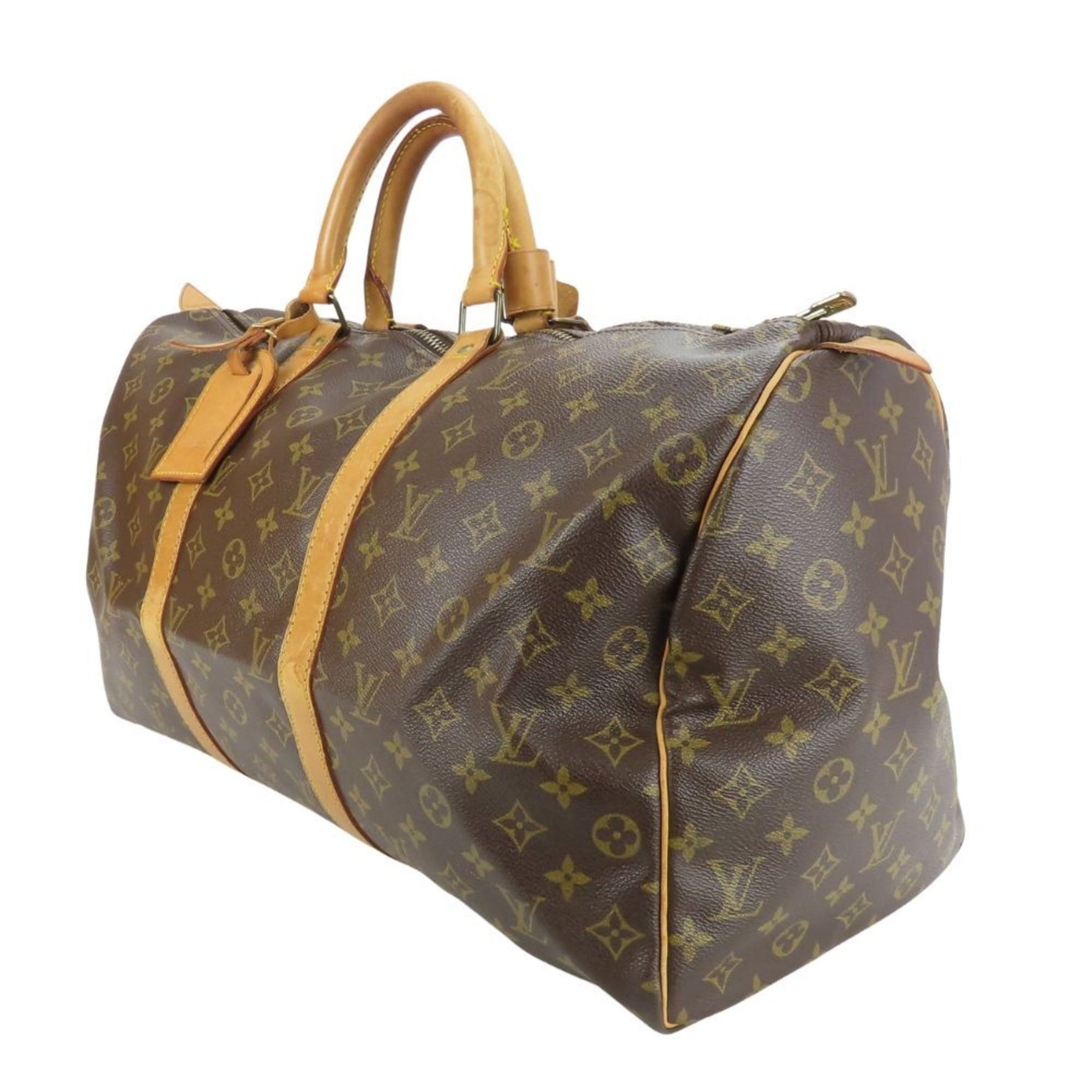 Louis Vuitton Keepall 50 Boston Bag/Handbag Monogram Bag LOUIS VUITTON