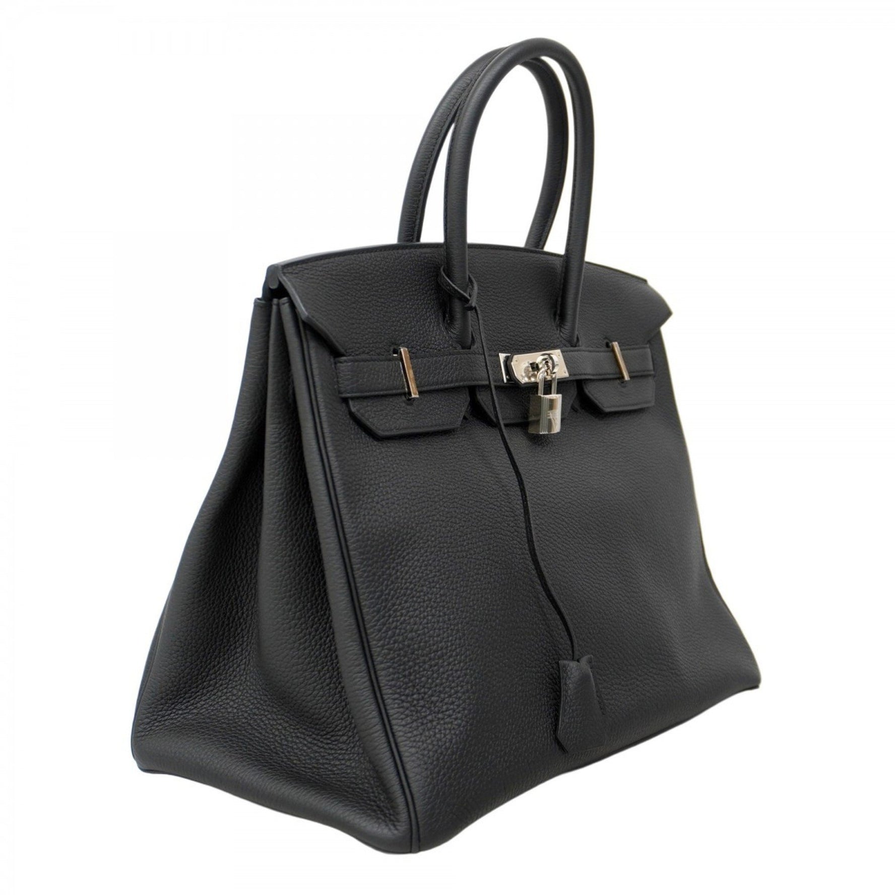 Hermes Birkin 35 Togo Black Handbag, C Stamp, Women's, P1126959