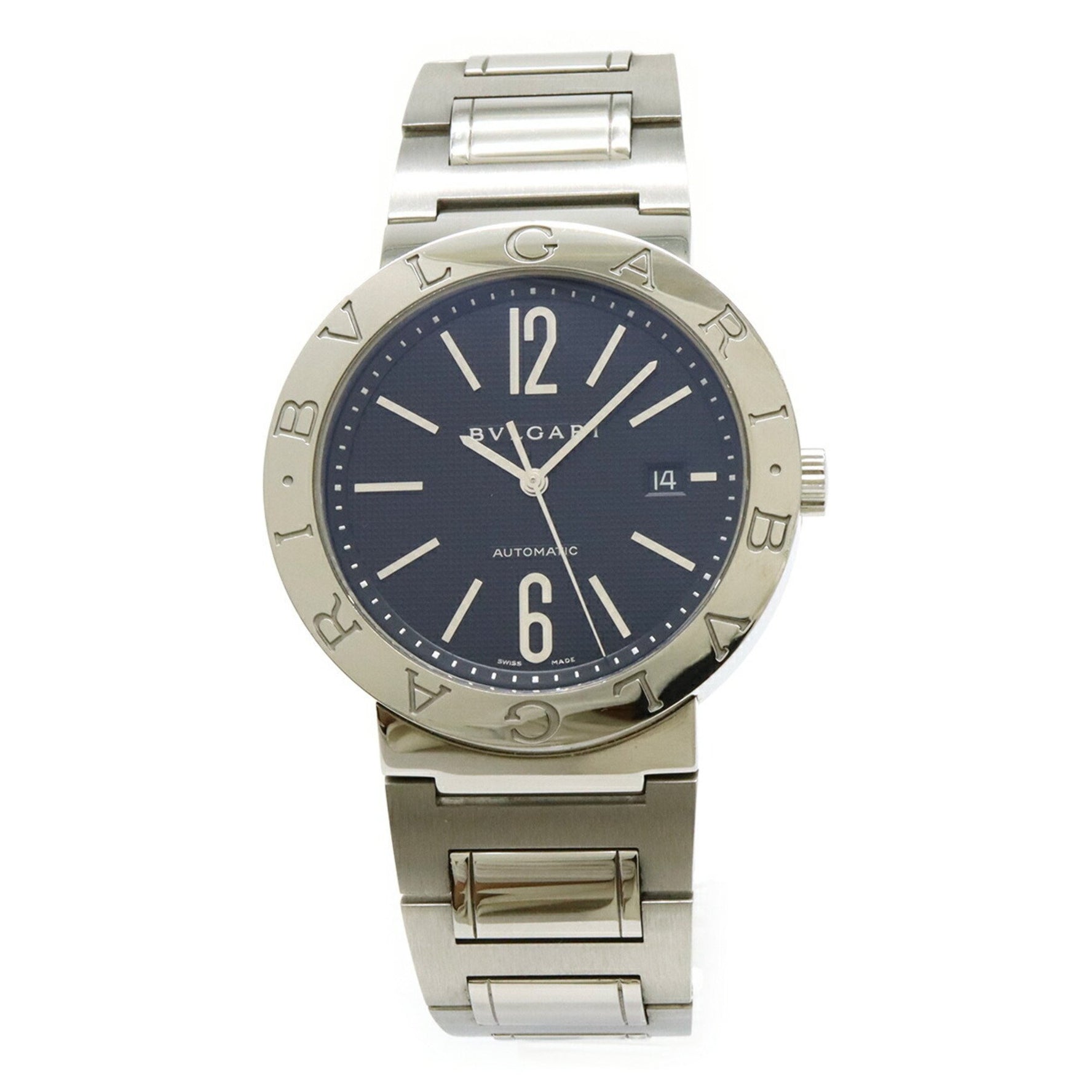 BVLGARI Black Dial Stainless Steel Automatic Watch