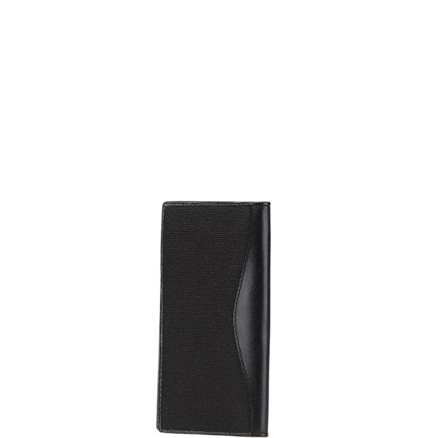 Gucci GG Canvas Wallet 030 2778 1299 Black Leather Men's GUCCI