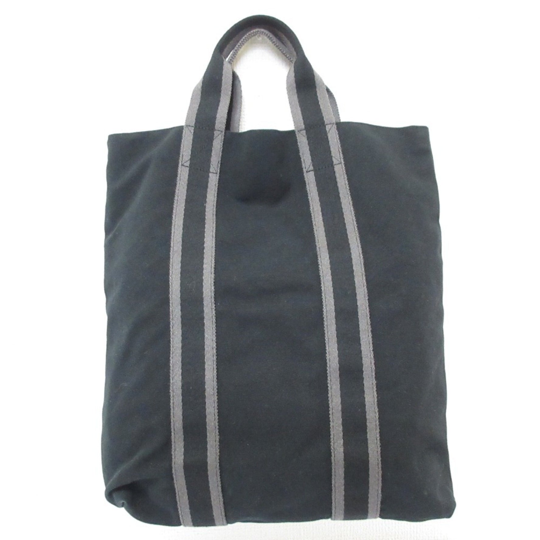 HERMES Foult Cabas Canvas Tote Bag
