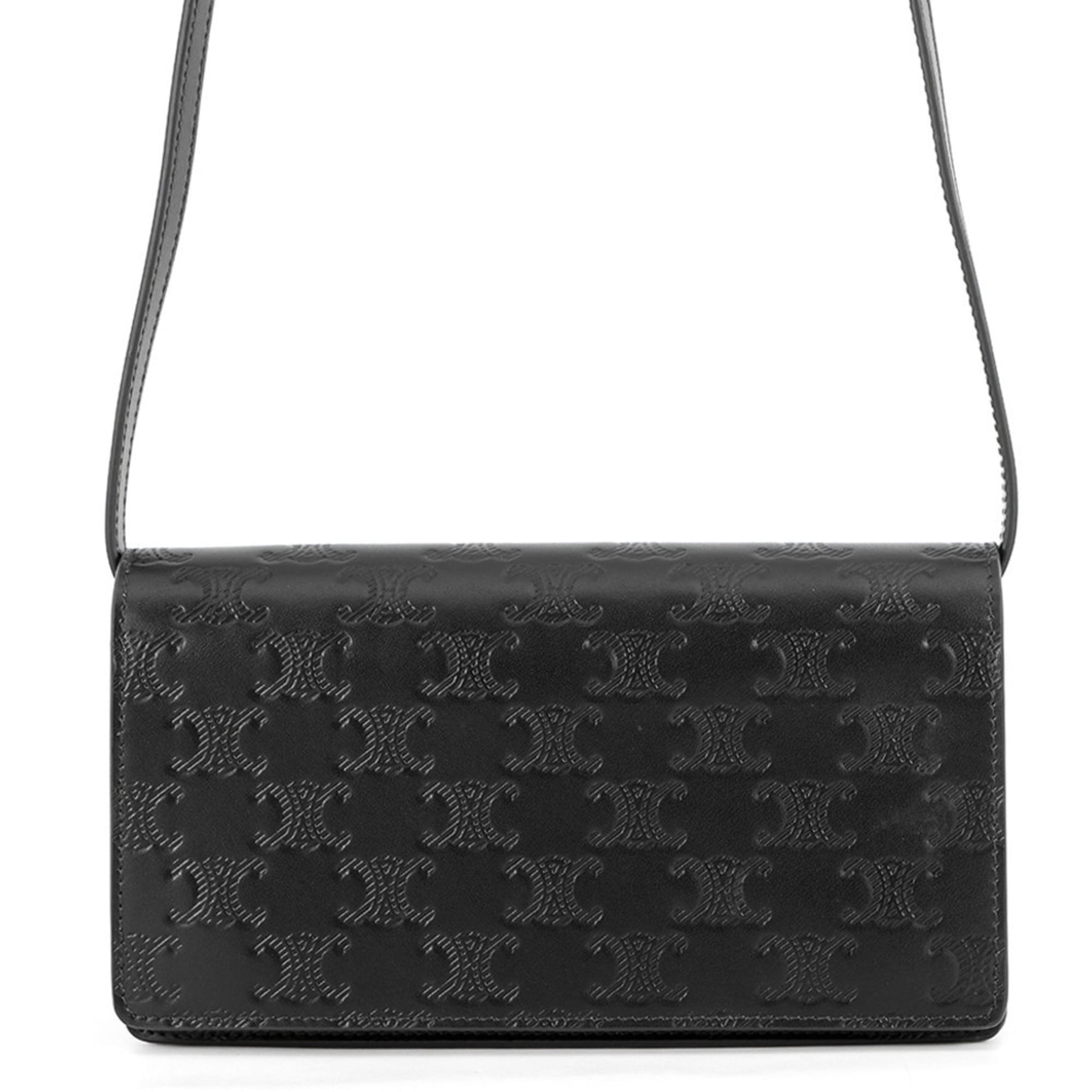 Celine Triomphe Horizontal Sleeve Leather Shoulder Bag