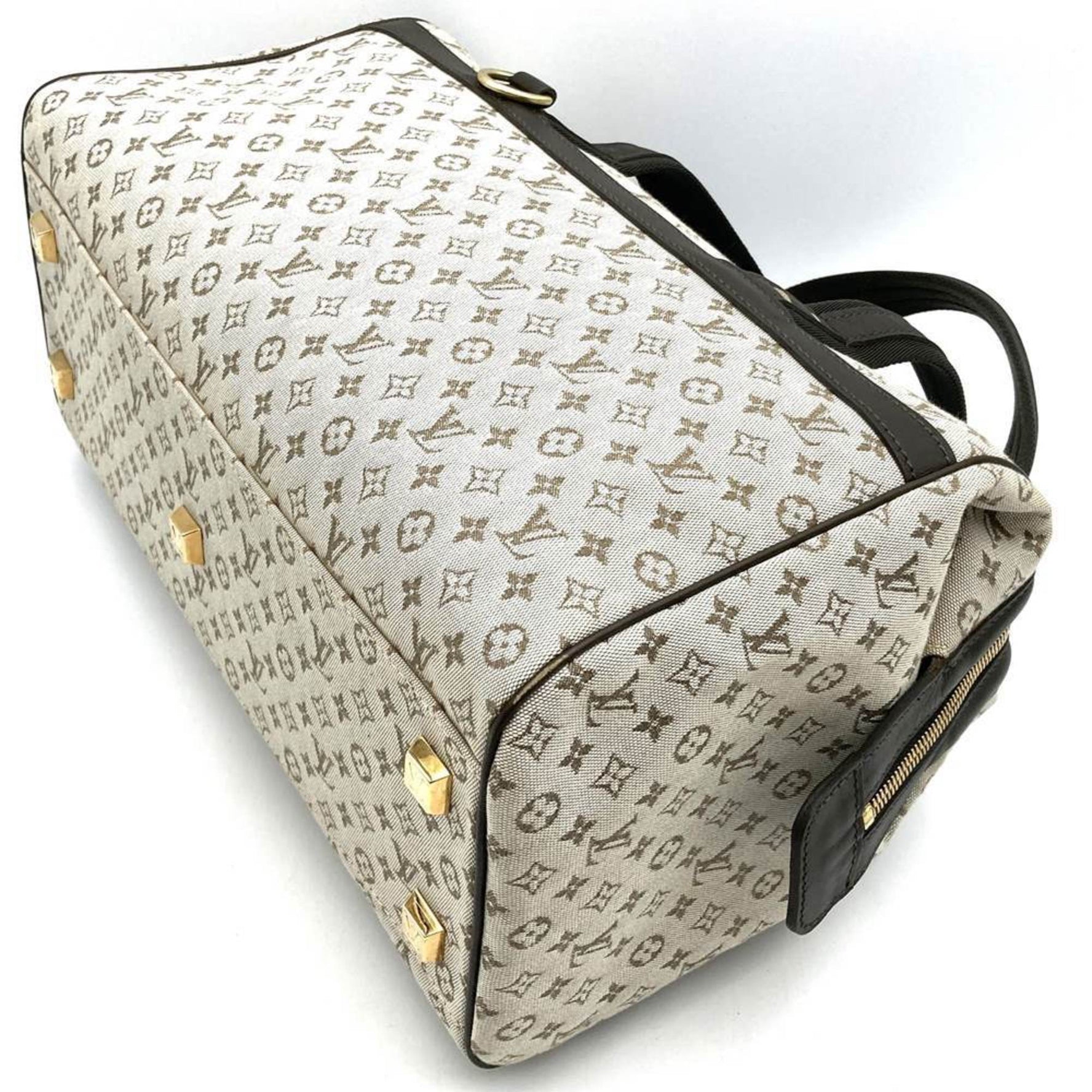 Louis Vuitton Josephine GM Handbag Beige/Brown Monogram Mini Canvas