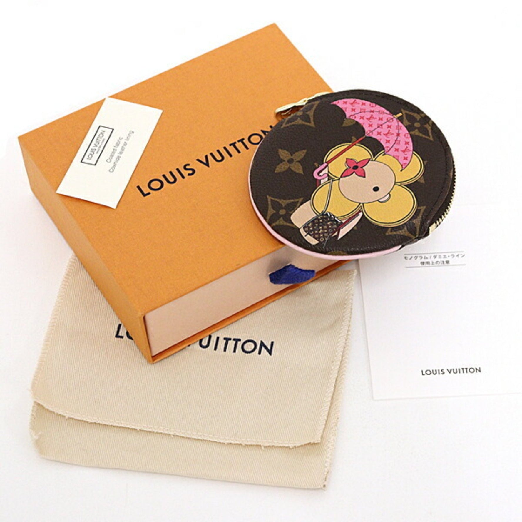Louis Vuitton Portemonnaie Long Vivienne Japan exclusive coin case purse Monogram