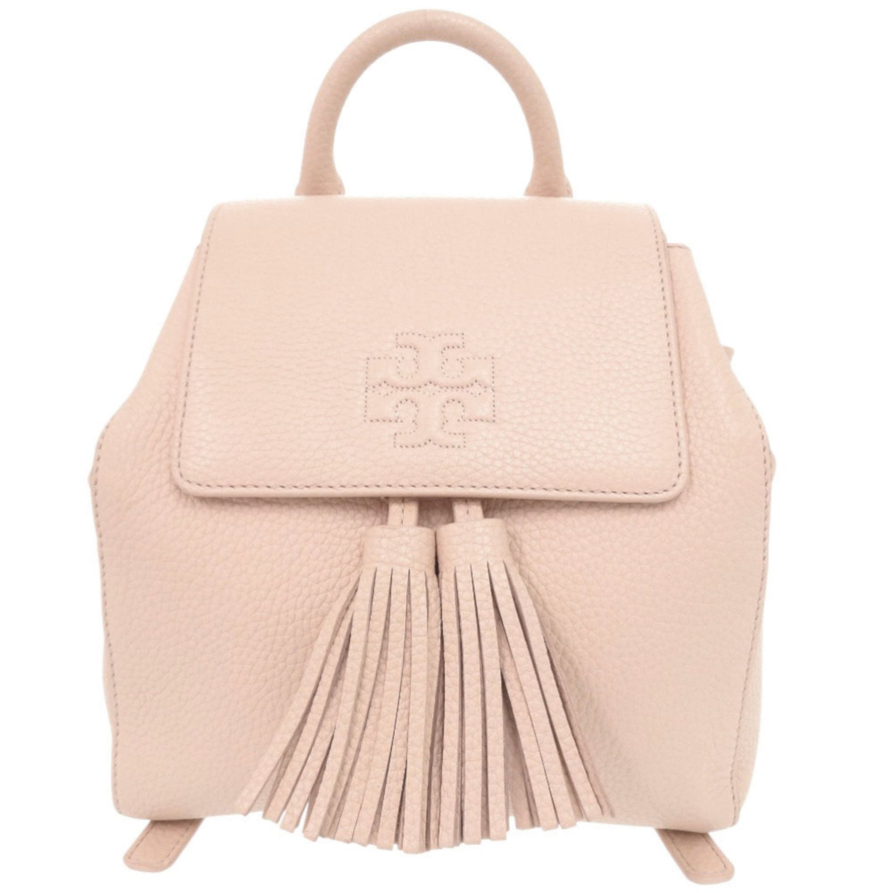 Like new Tory Burch THEA MINI Leather Sweet Melon Backpack/Daypack, 1020